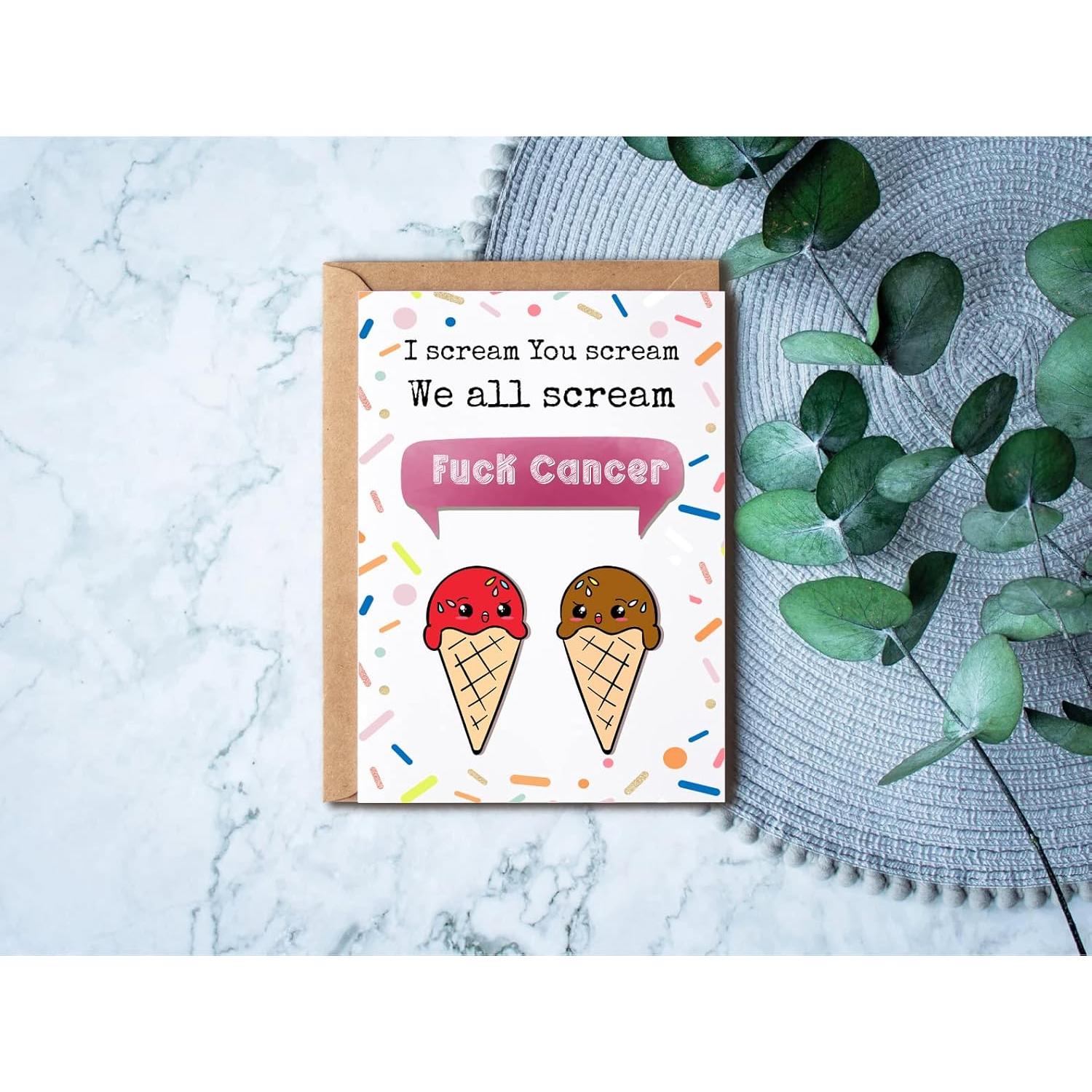 Tarjeta de Ánimo EirlysDesigns - 12,7 x 17,8 cm - Cáncer