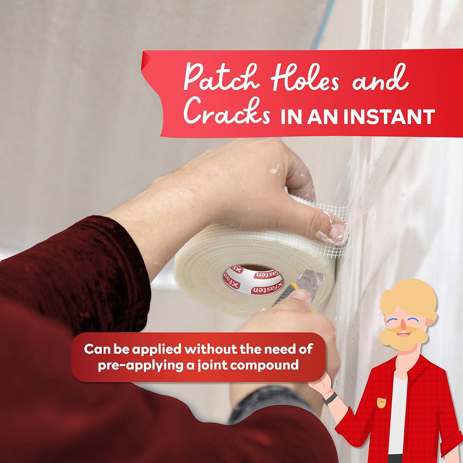 Cinta de Reparación de Paneles de Yeso XFasten 5.08 cm x 27.43 m