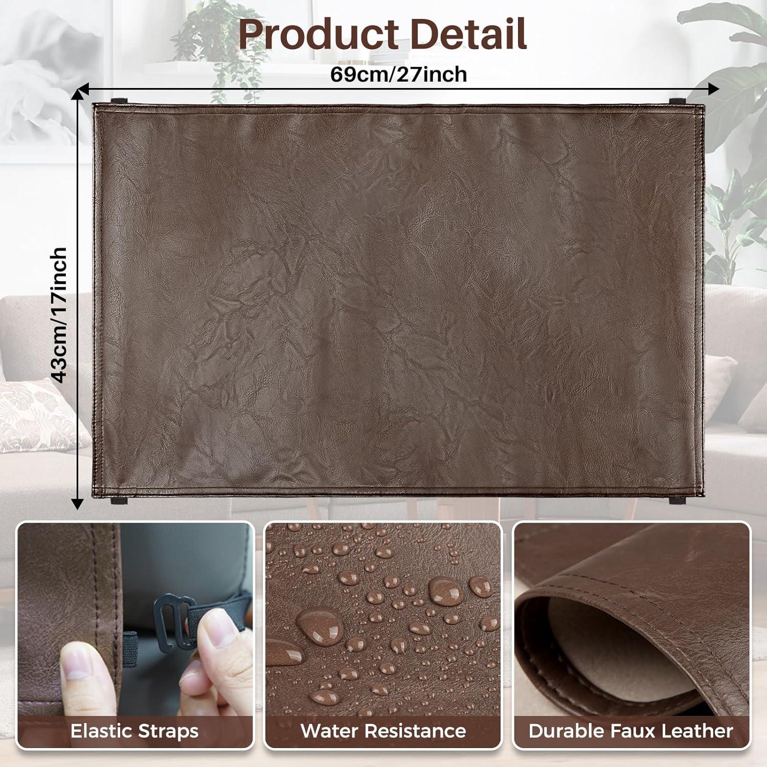 Funda de Reposacabezas NZDWZDN para Silla Reclinable 43x68 cm Marrón