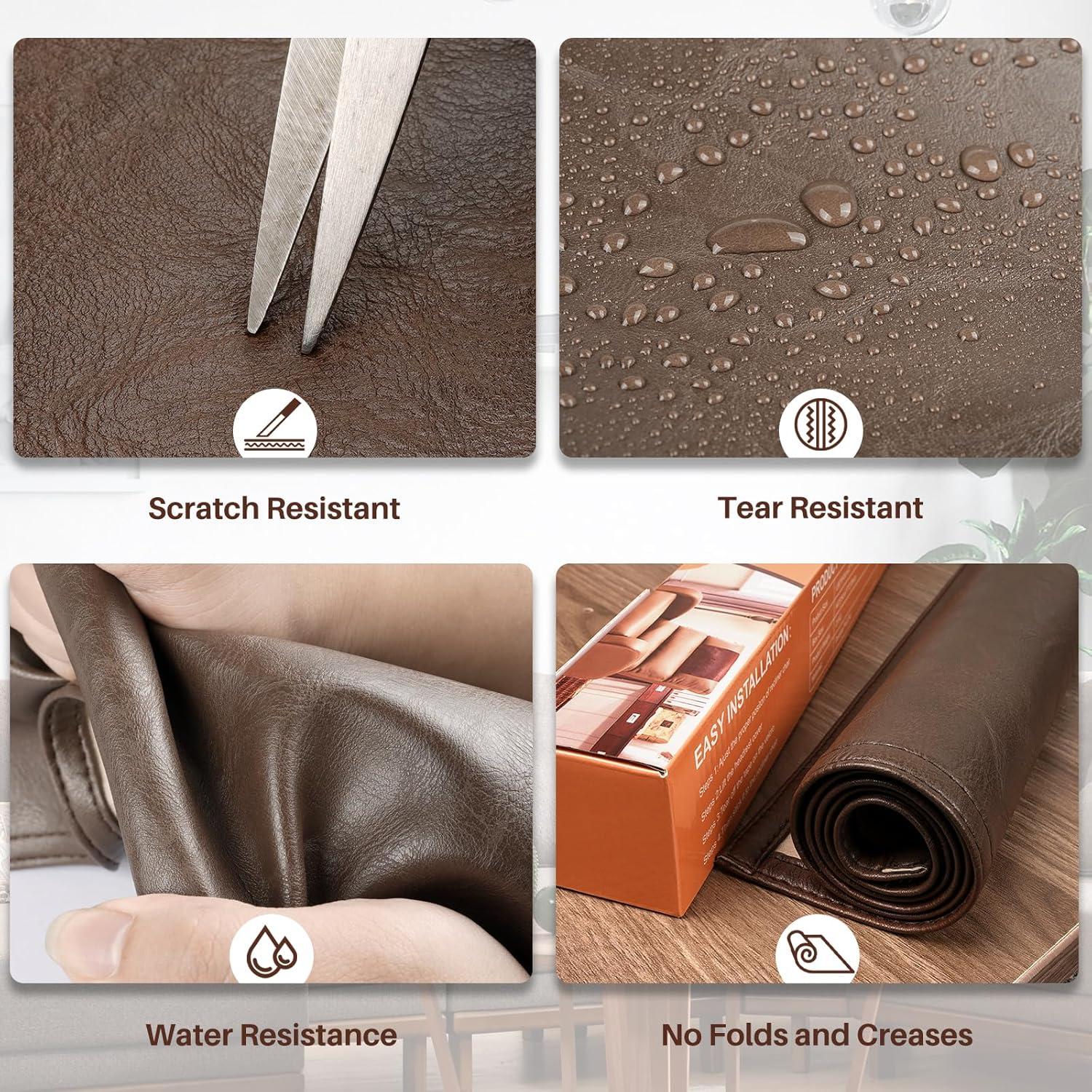 Funda de Reposacabezas NZDWZDN para Silla Reclinable 43x68 cm Marrón