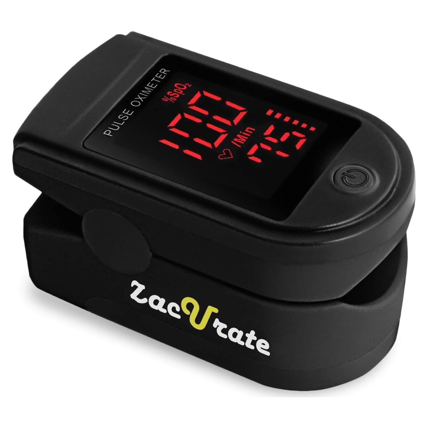 Oxímetro de Pulso Zacurate 500DL con Funda y Baterías
