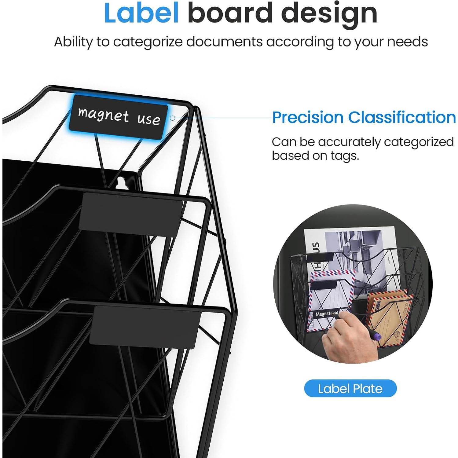 Soporte Magnético de Archivos Patvingot Wall File3 3 Niveles