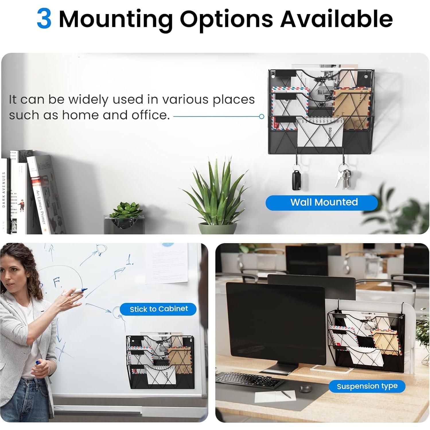 Soporte Magnético de Archivos Patvingot Wall File3 3 Niveles