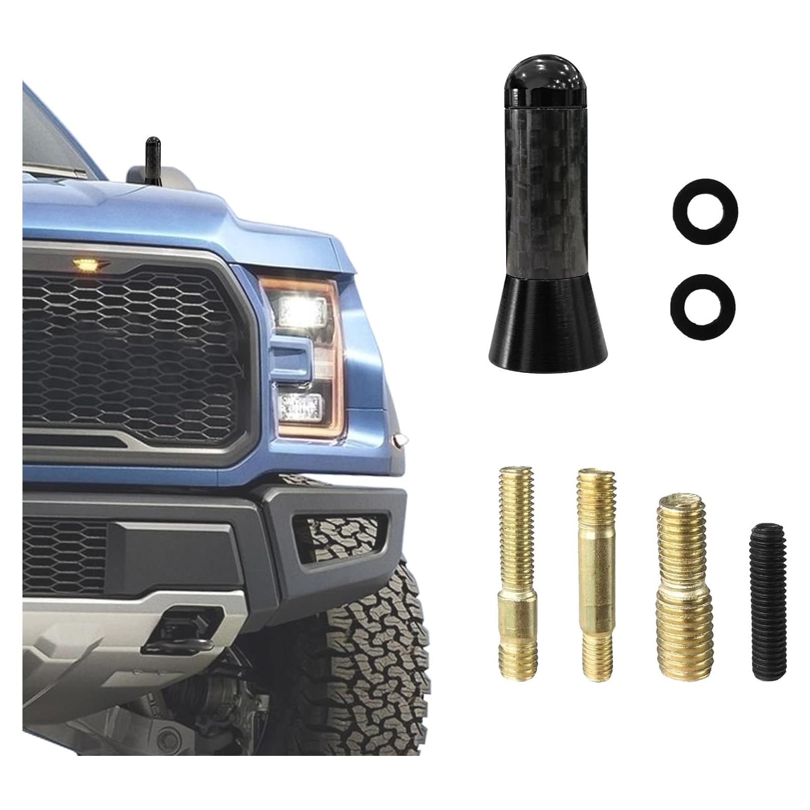 Antena Corta para Coche HAOBO Fibra de Carbono Universal