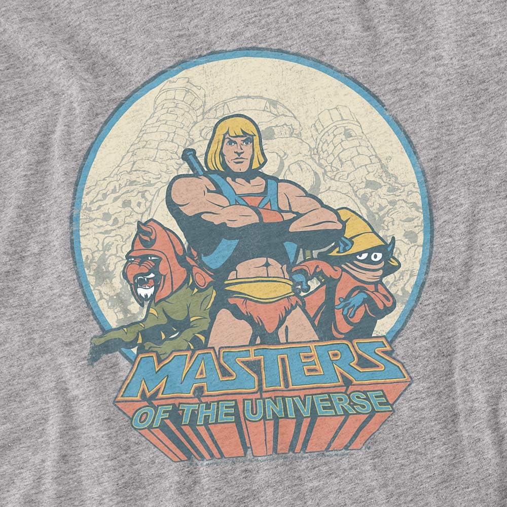Camiseta Unisex Masters de El Universo He Man Gris Atlético