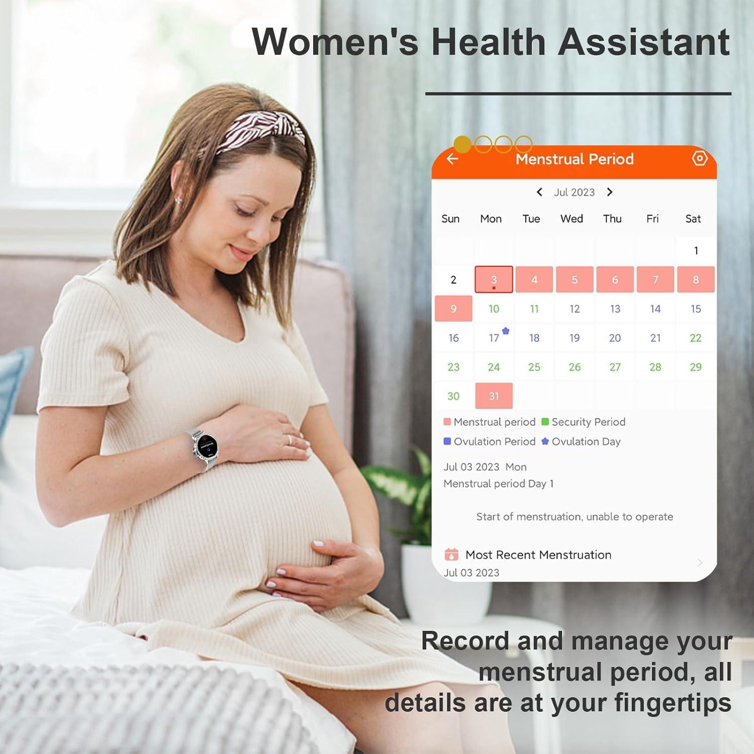 Reloj Inteligente Fitoncloud F19 para Mujeres 1.3" HD Salud
