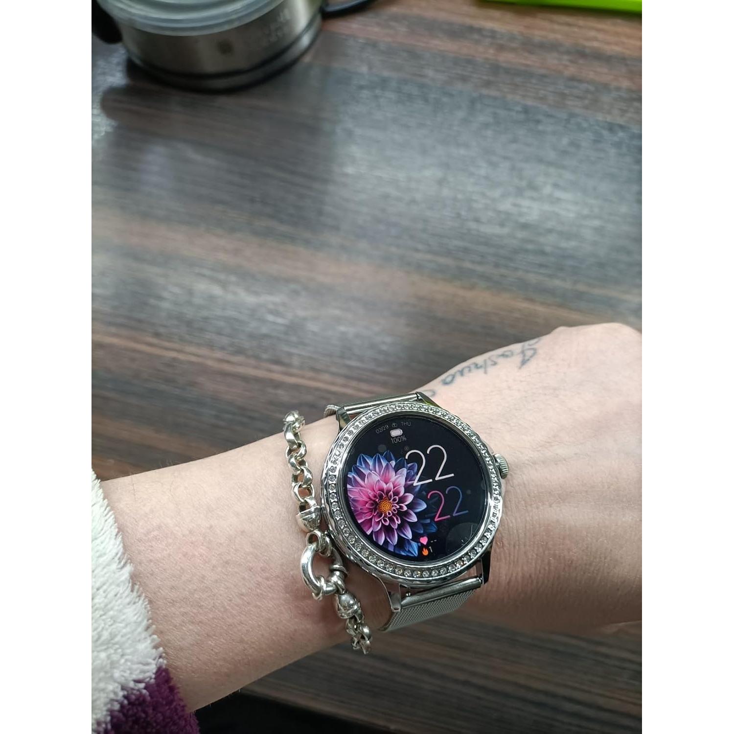 Reloj Inteligente Fitoncloud F19 para Mujeres 1.3" HD Salud