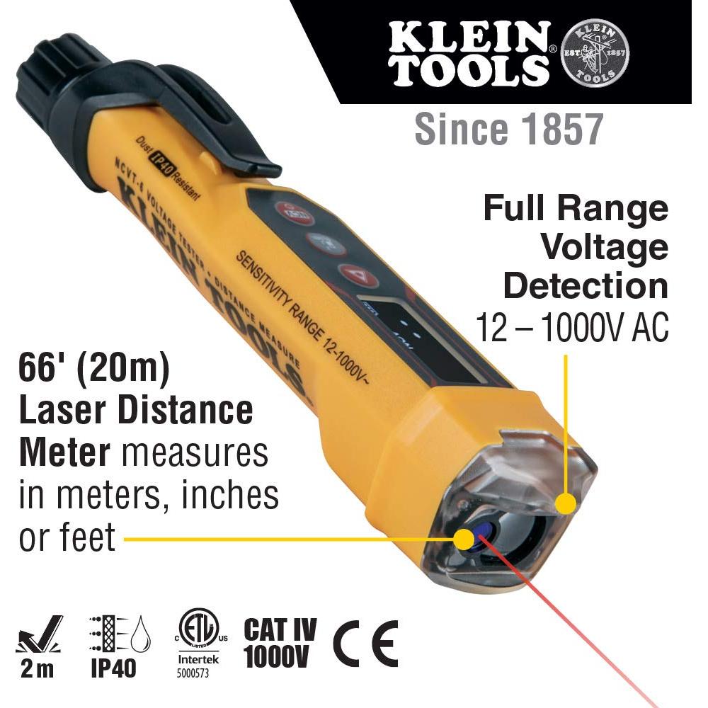 Probador de Voltaje Sin Contacto Klein NCVT-6 12-1000V AC