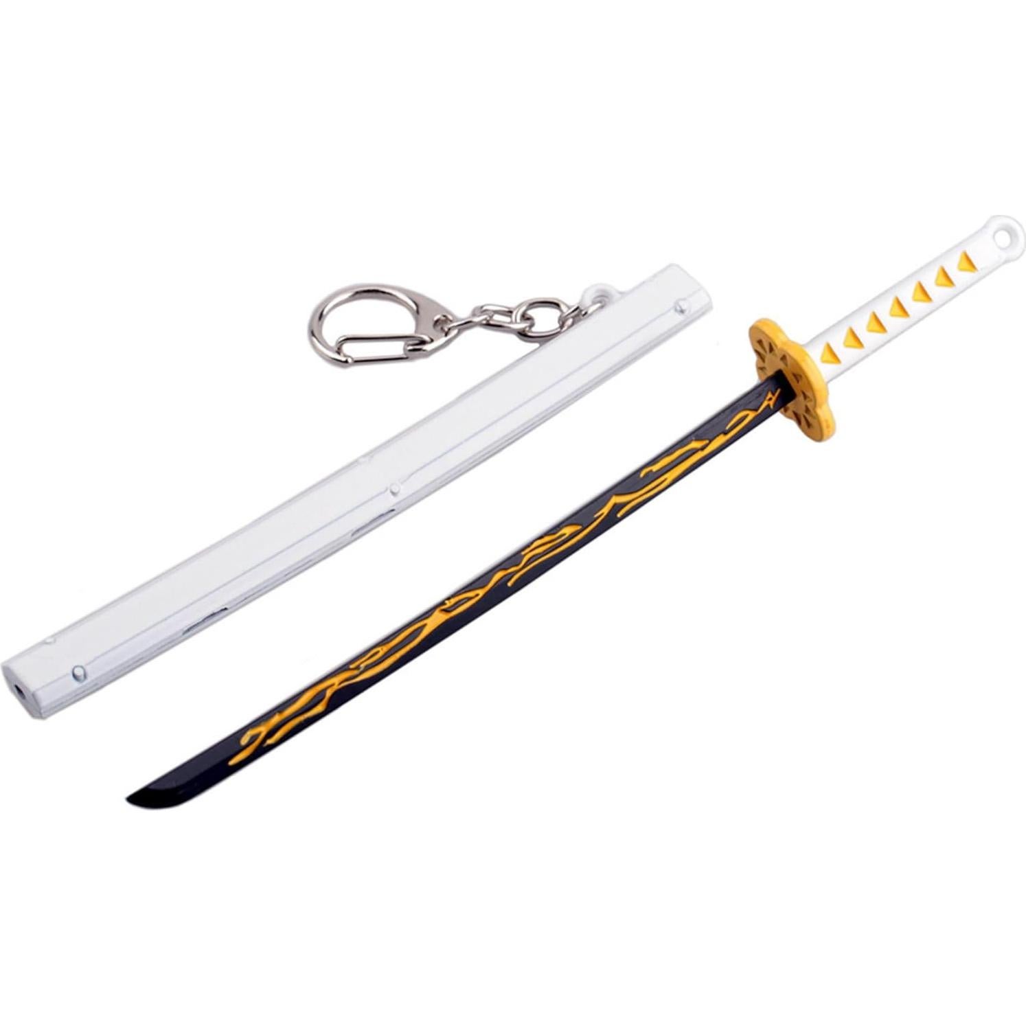 Mini Katana Llavero 17cm 4ps - Aleación de Zinc Anime