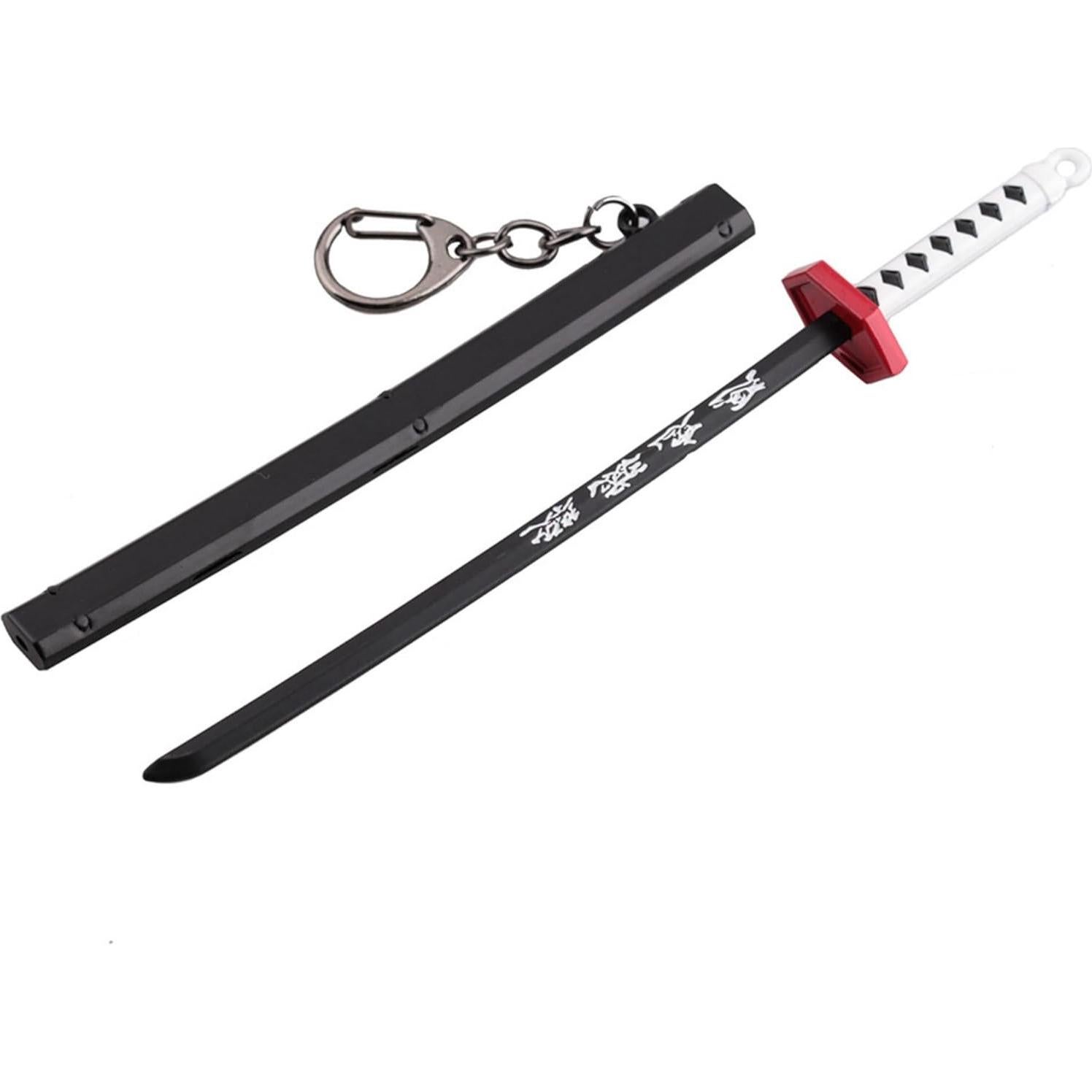 Mini Katana Llavero 17cm 4ps - Aleación de Zinc Anime