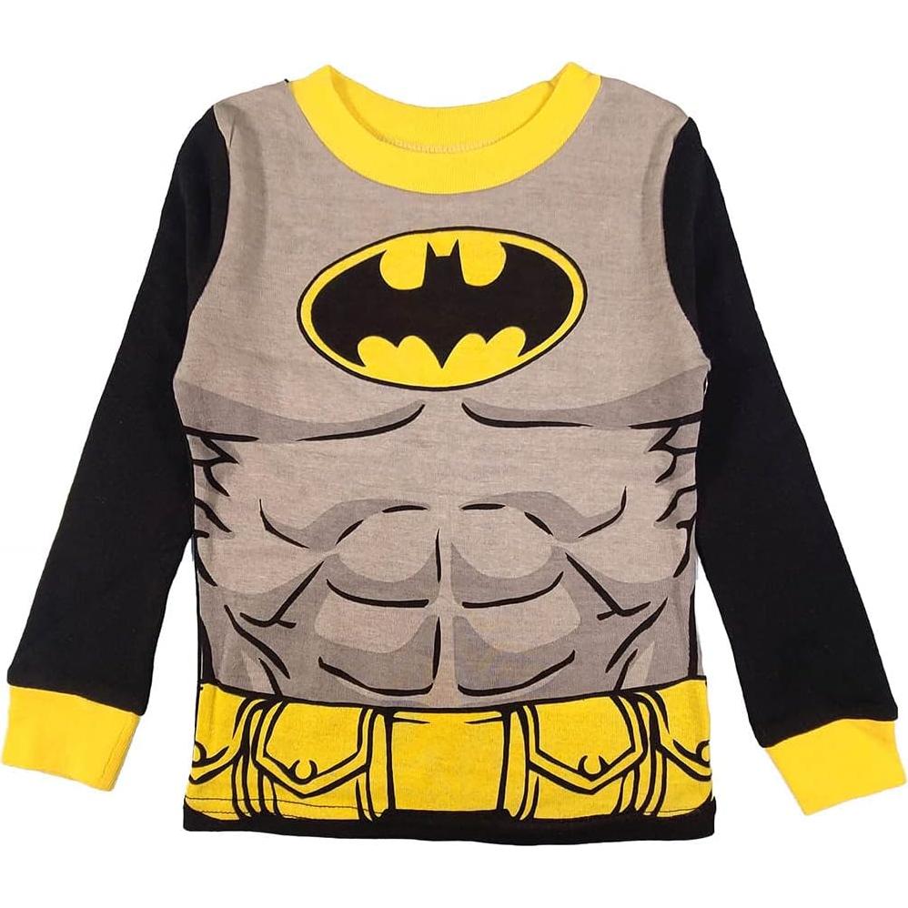 Conjunto de Pijama 4 Piezas Batman DC Comics Niños 3-10 Años