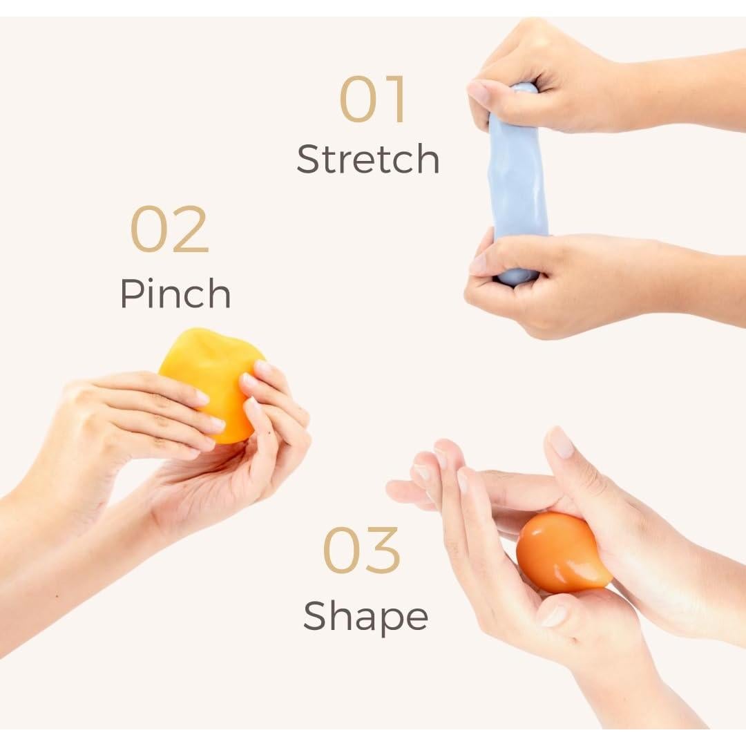 Masilla Terapéutica FAMILIDOO para Rehabilitación de Mano 0.1kg