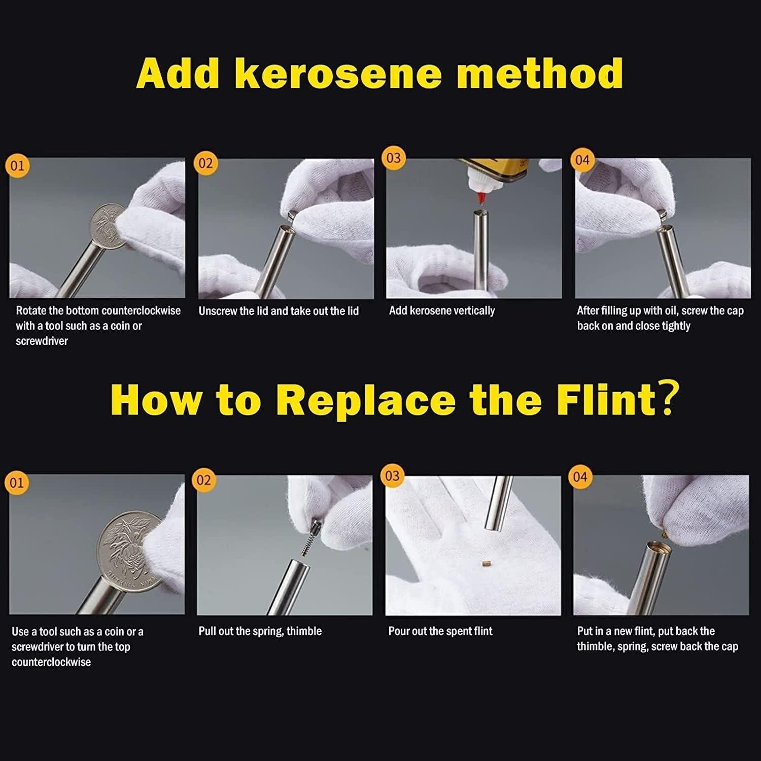 Encendedor de Queroseno Bsdurable Jet Ajustable a Prueba de Viento
