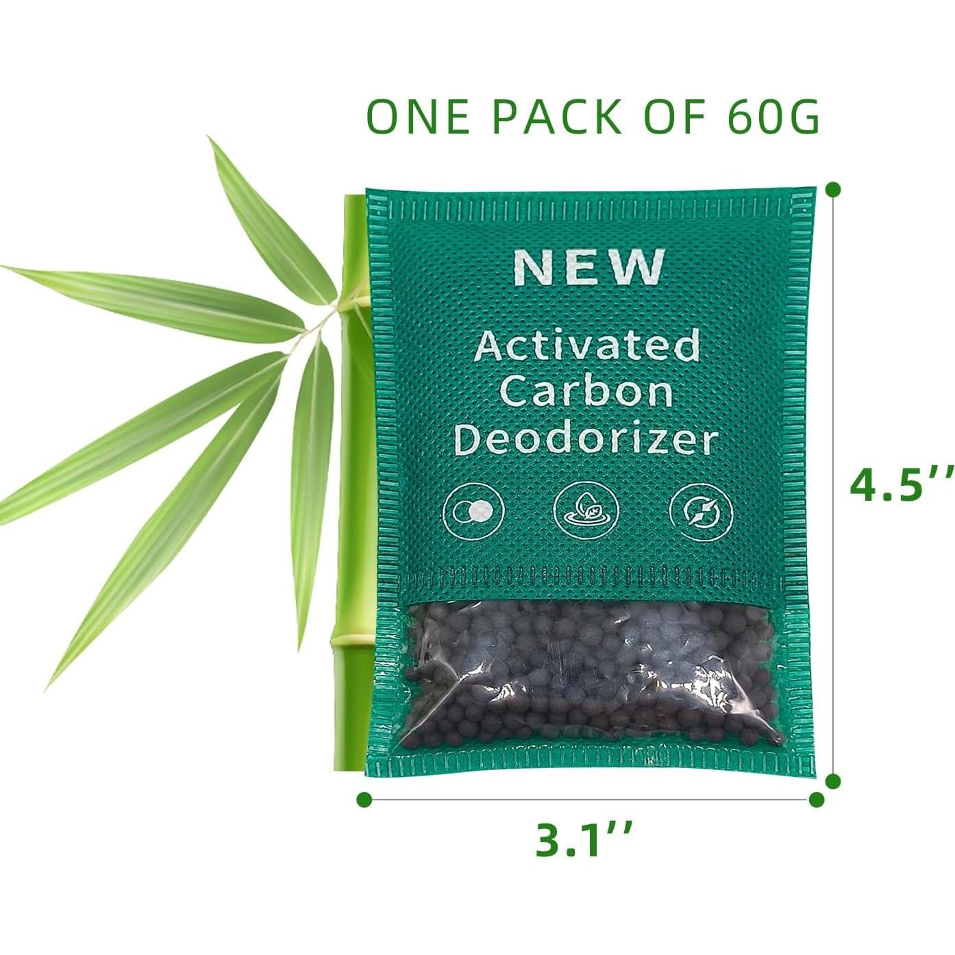 Paquete de 6 Desodorantes de Carbón Activado YouniDint 60g