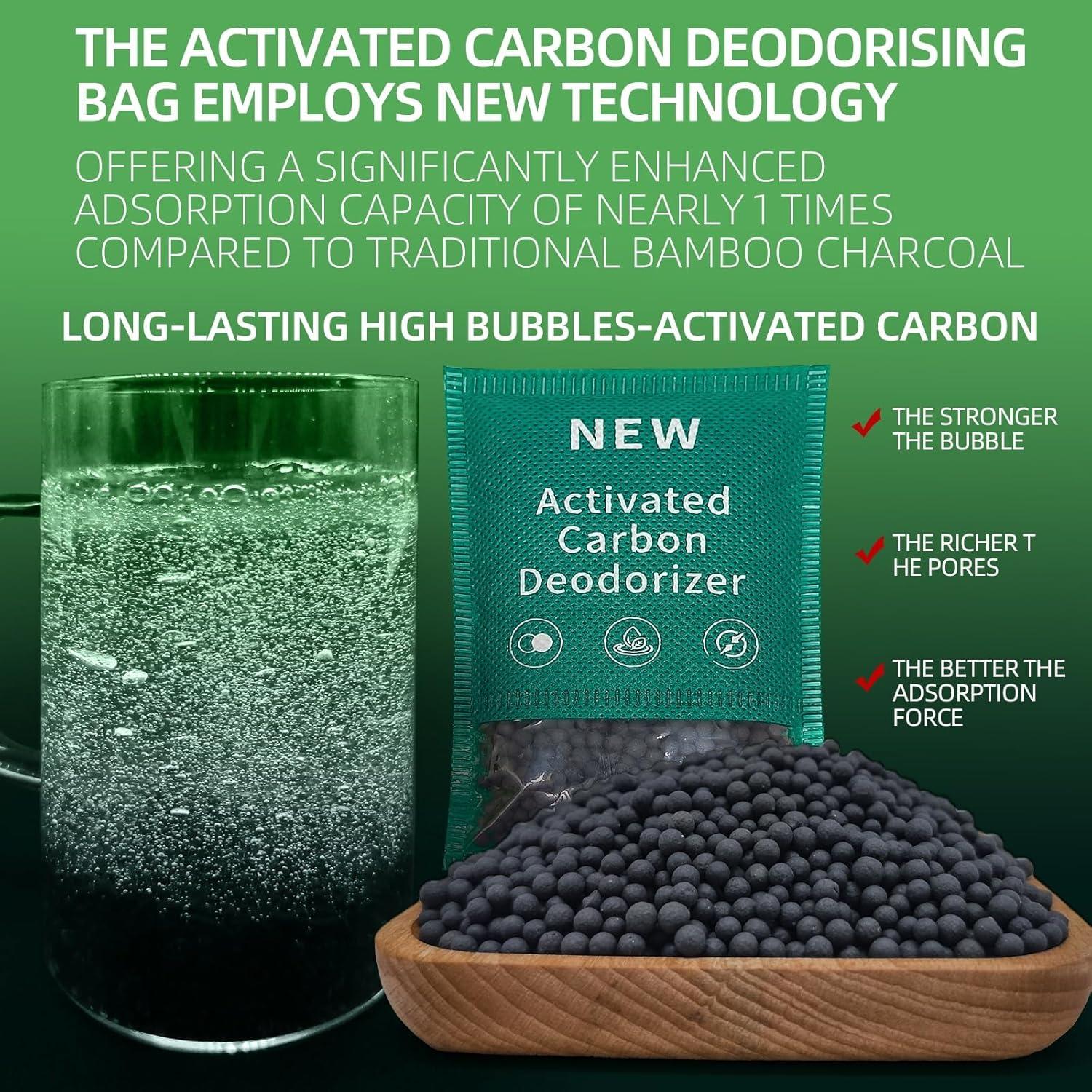 Paquete de 6 Desodorantes de Carbón Activado YouniDint 60g