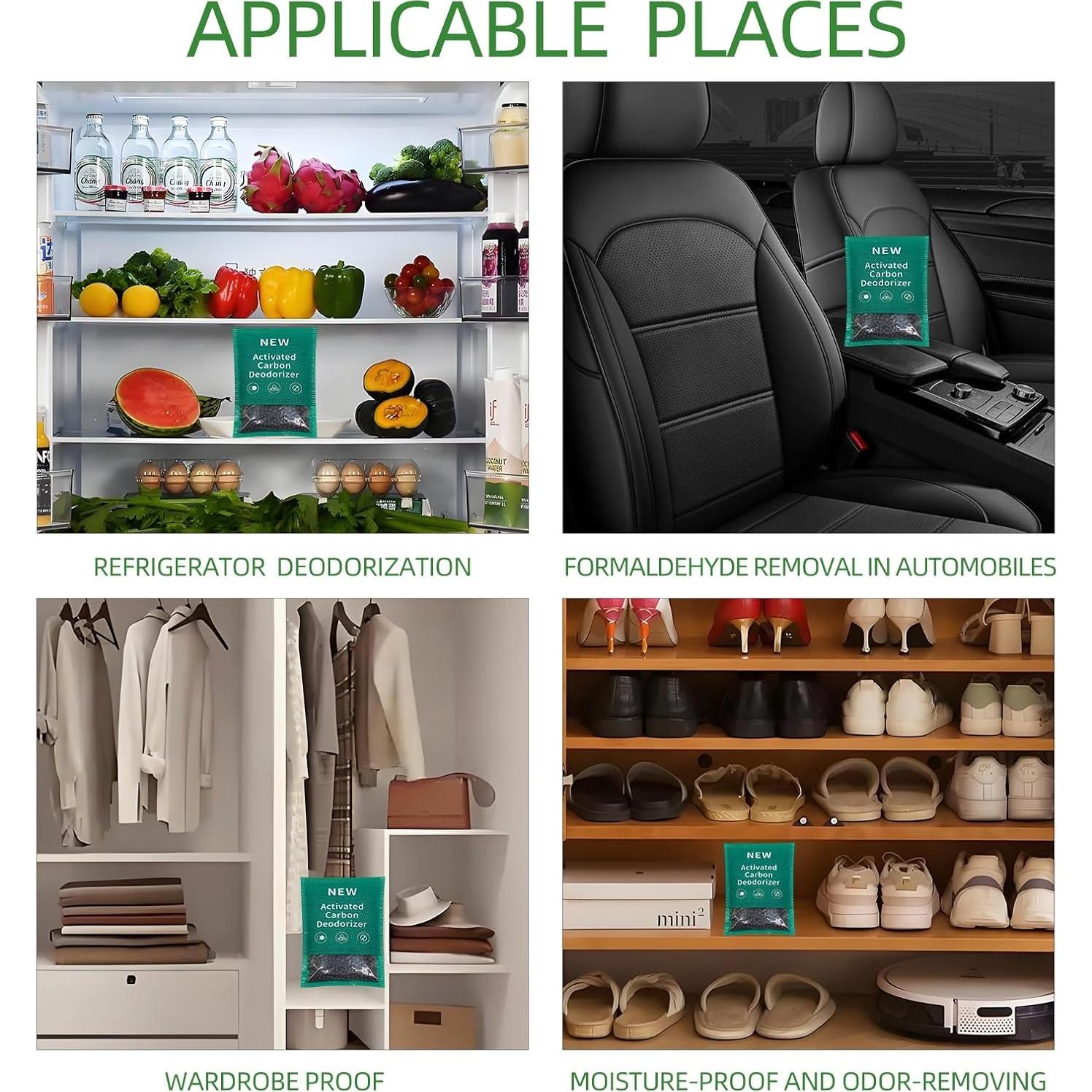 Paquete de 6 Desodorantes de Carbón Activado YouniDint 60g