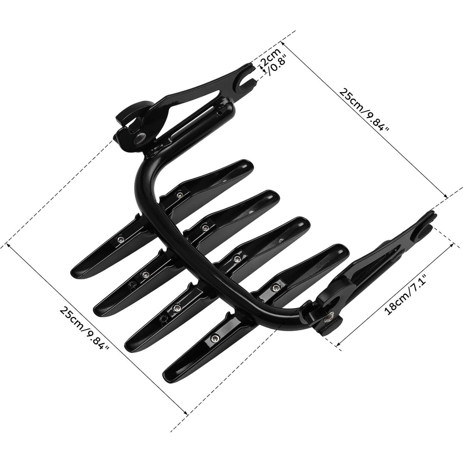 Soporte de Equipaje Desmontable TCT-MOTORPARTS para Harley 2009-2025