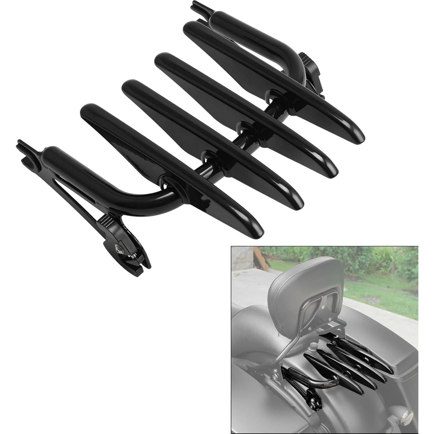 Soporte de Equipaje Desmontable TCT-MOTORPARTS para Harley 2009-2025