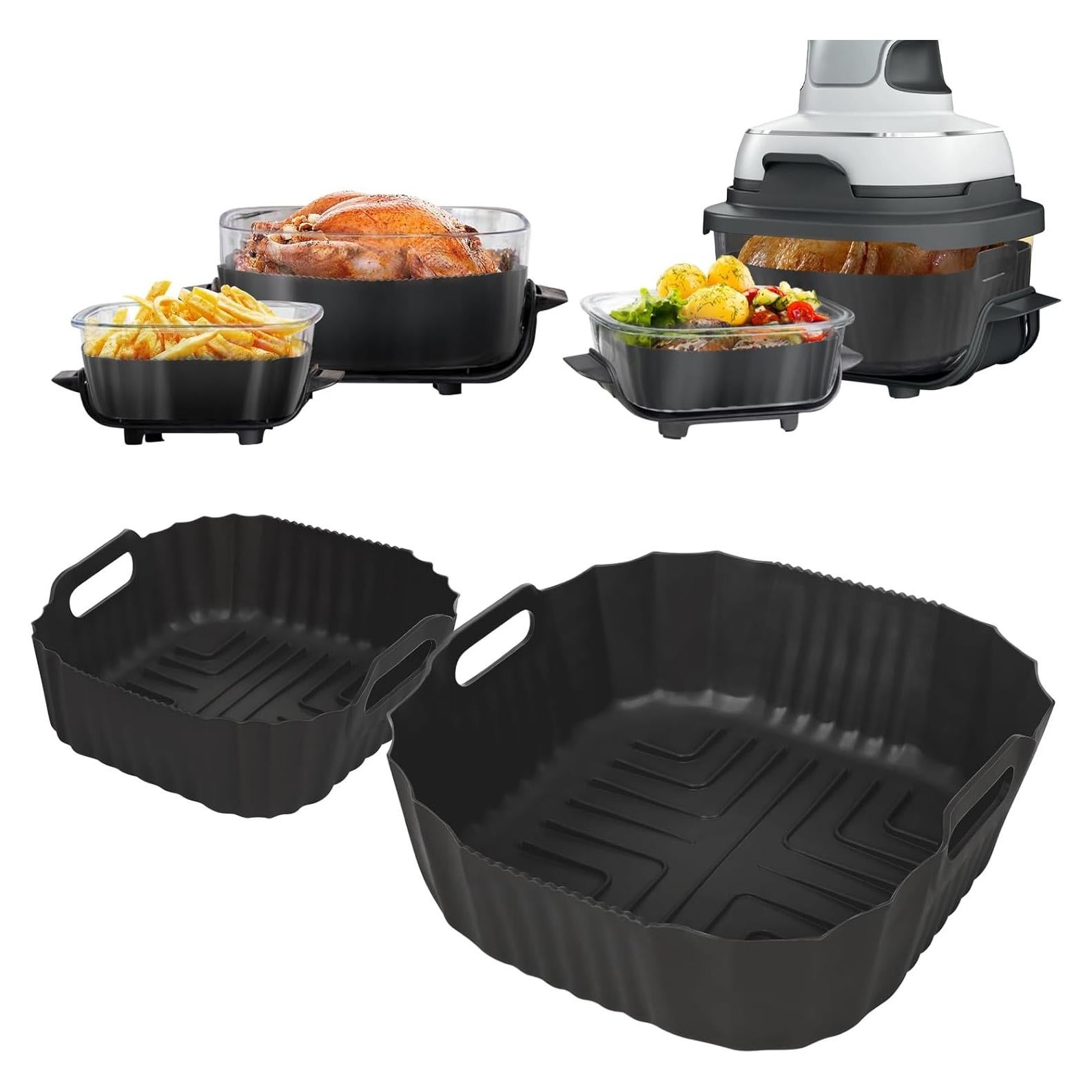 Forros de Silicona BYKITCHEN para Freidora Ninja Crispi 4QT