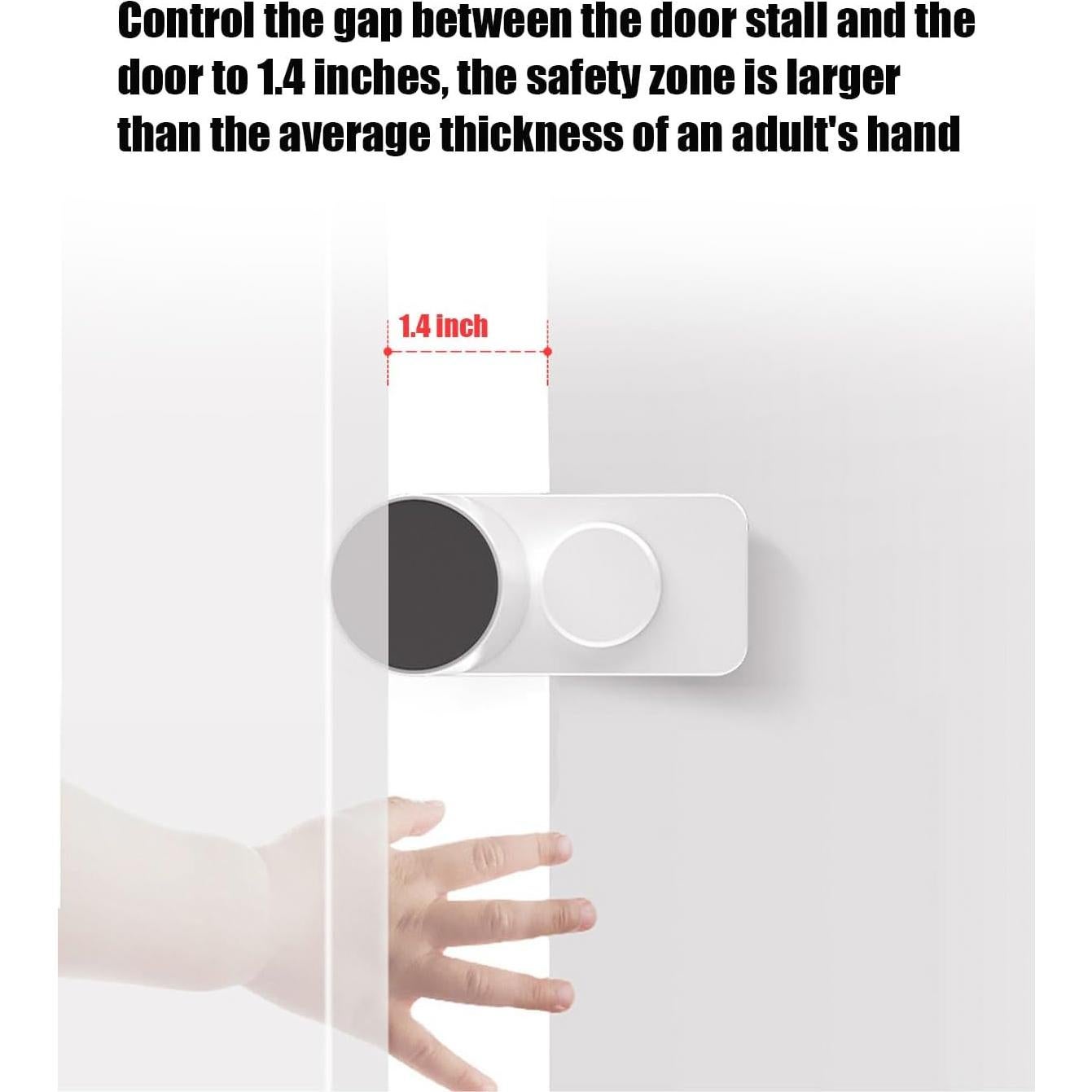 Guardián de Puerta Antipinchazo Kytasryl 3 PCS Silicona