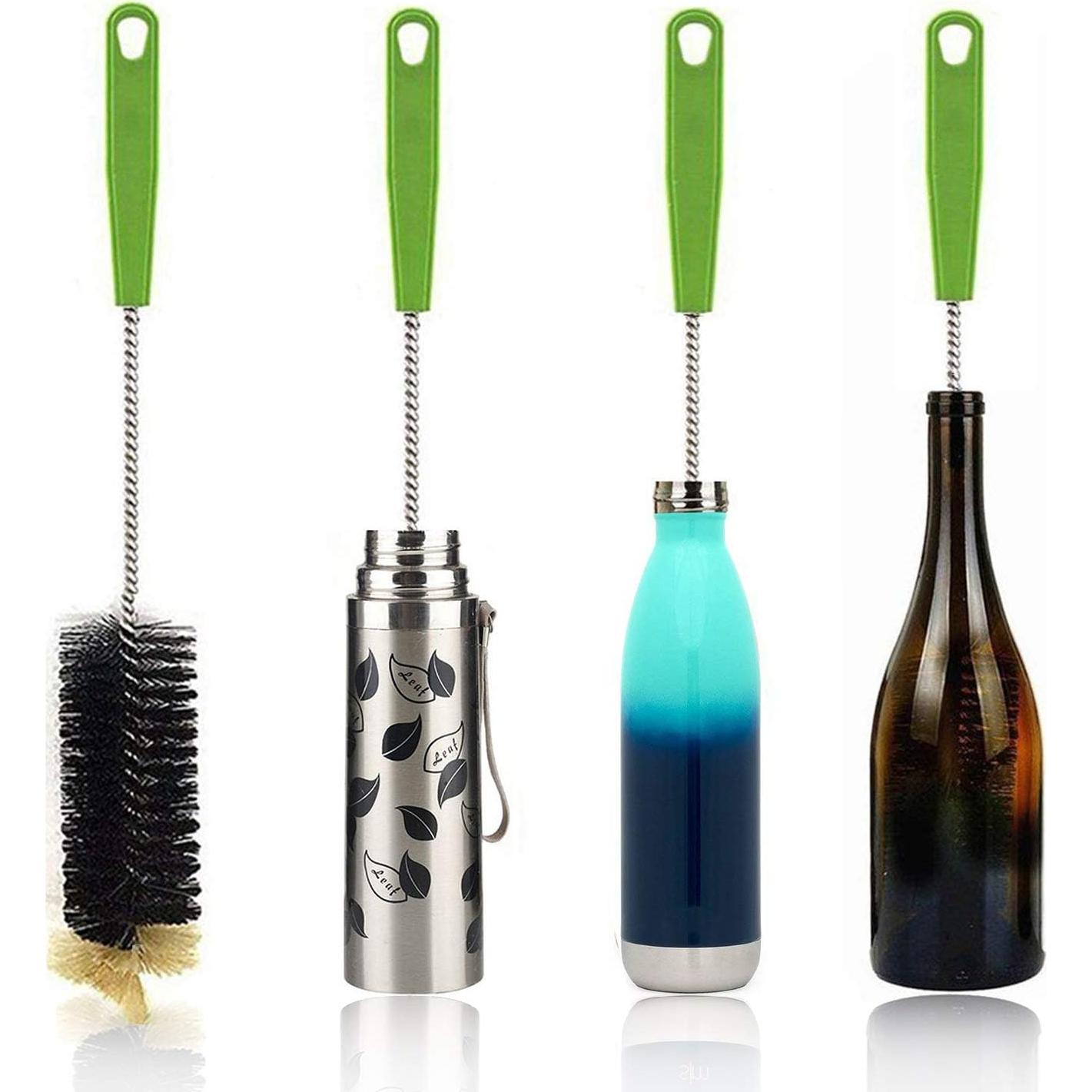 Juego de 7 cepillos de limpieza Haomaomao con mangos largos