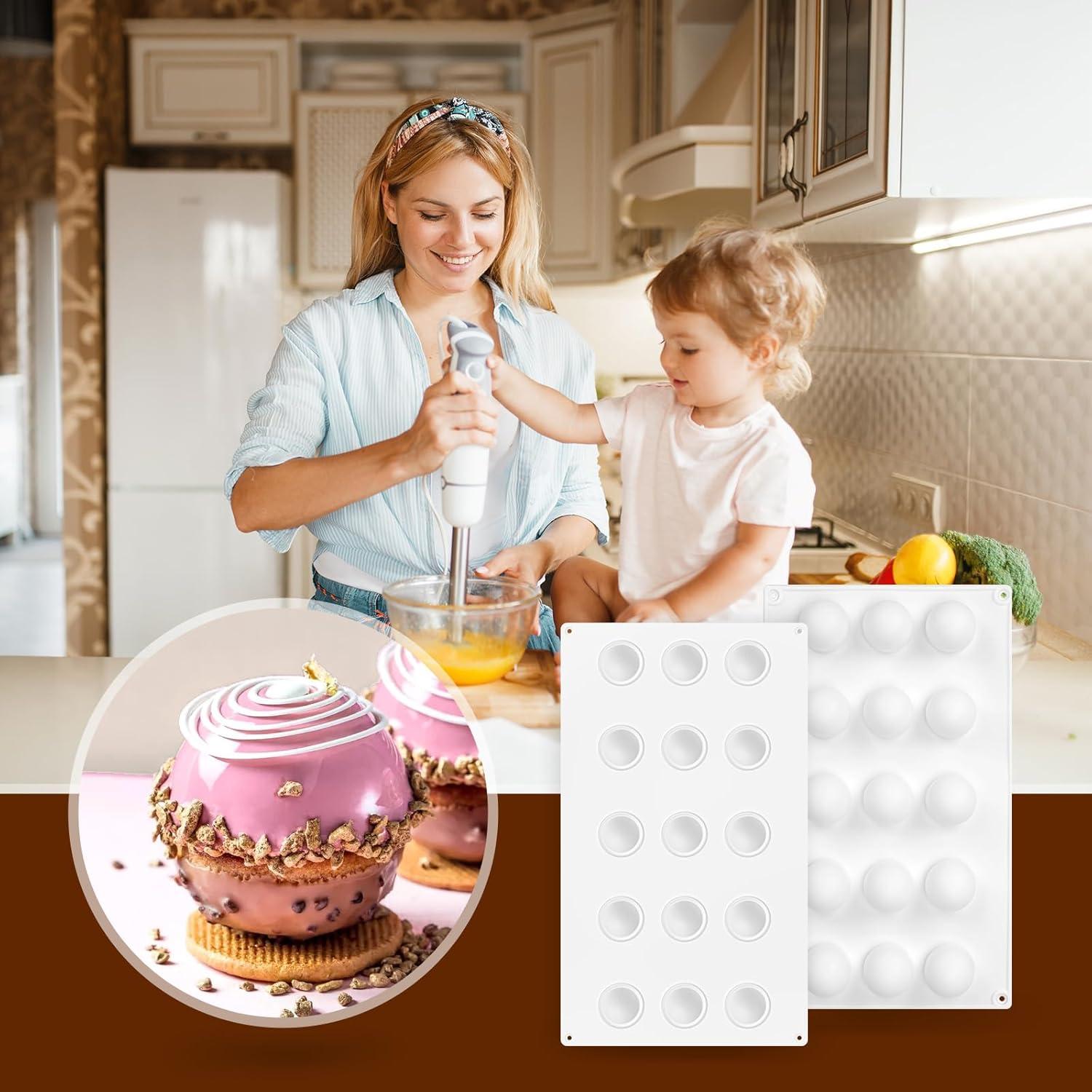 Molde de Silicona 3D RoseFlower para Trufas y Postres 15 Cavidades