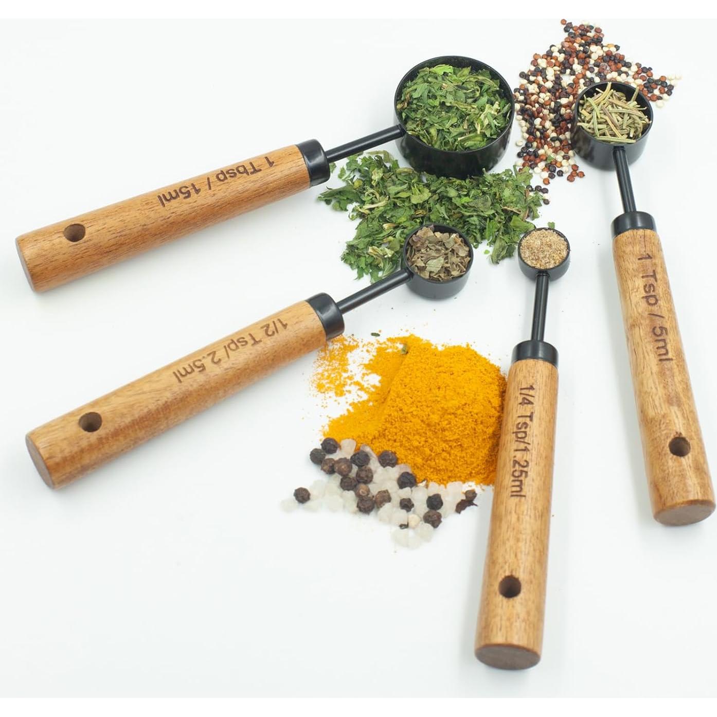 Juego de Tazas Medidoras Muchtolove 8 Piezas Acero Inoxidable