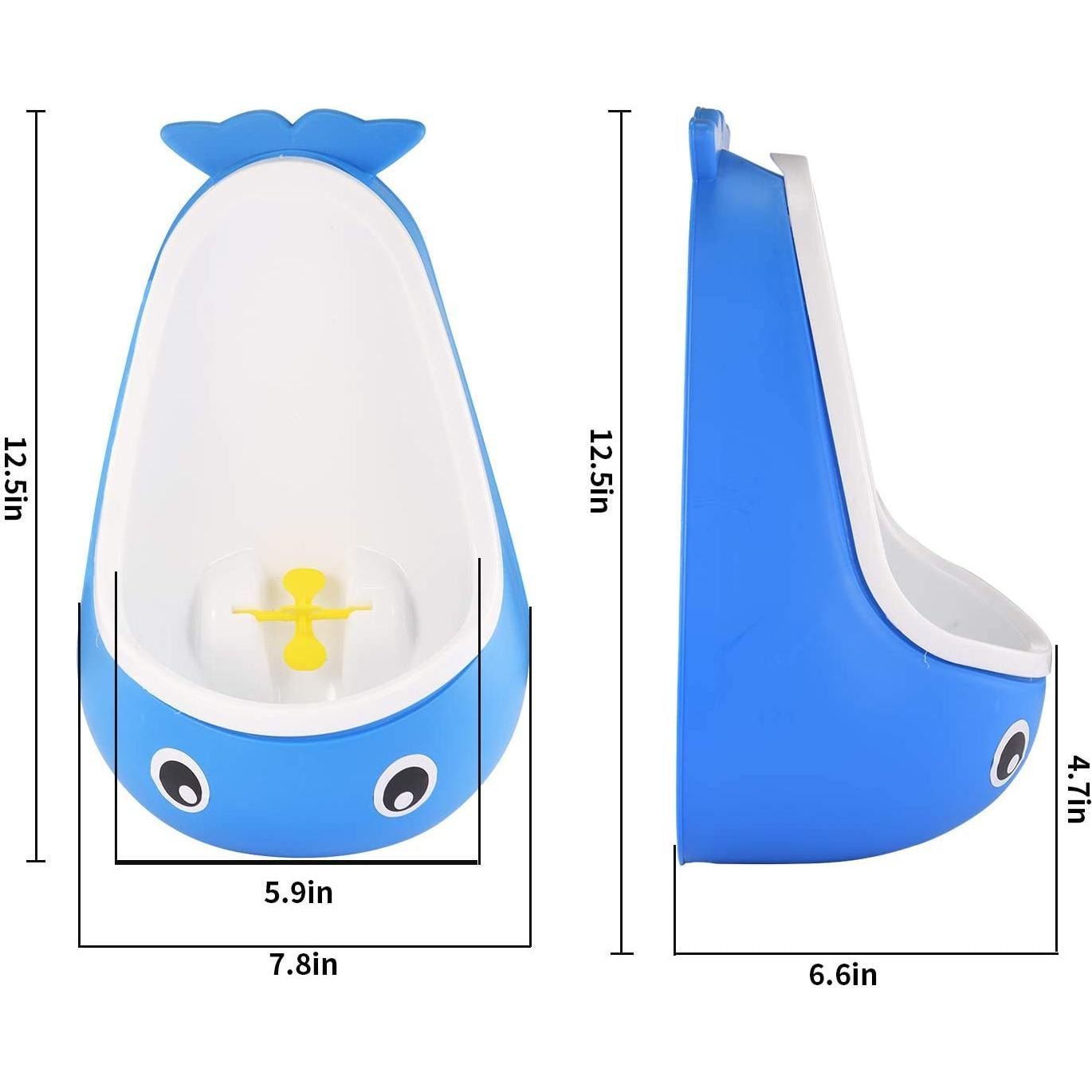 Orinal de Entrenamiento para Niños Ballena Azul - Ajustable
