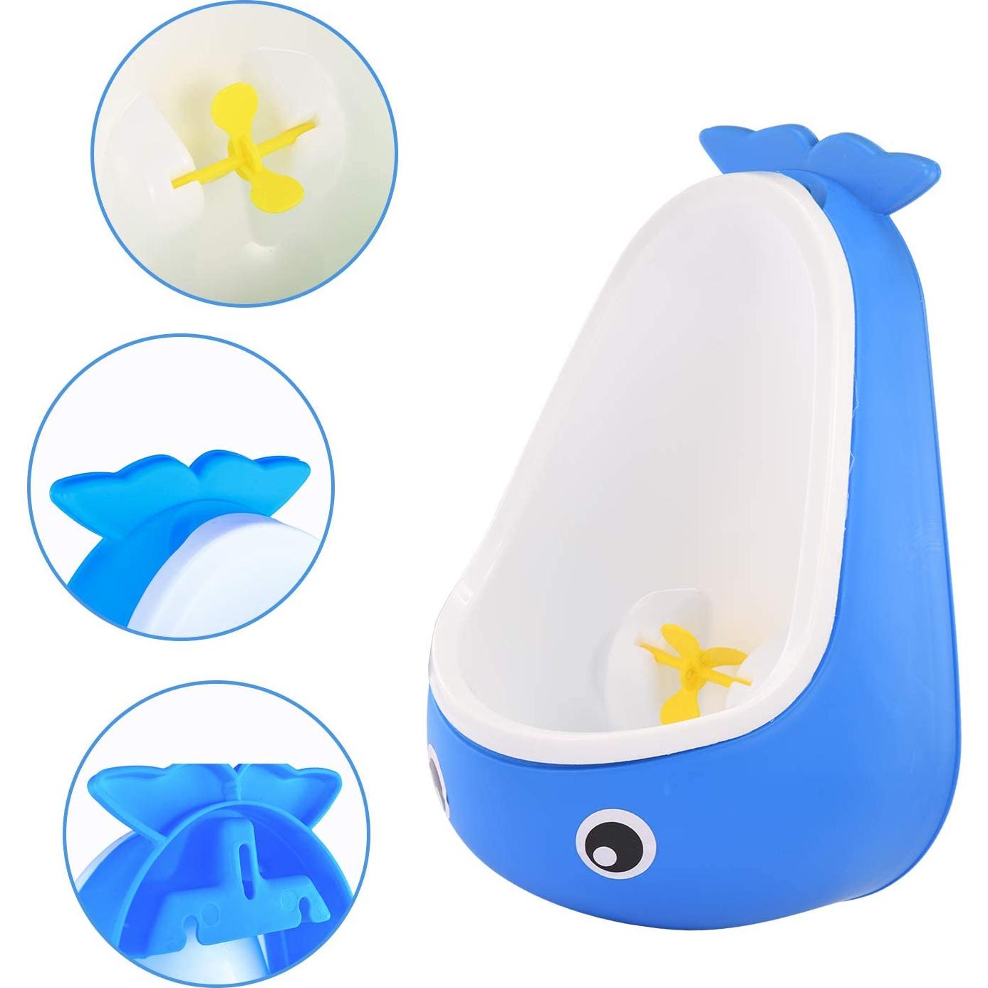 Orinal de Entrenamiento para Niños Ballena Azul - Ajustable