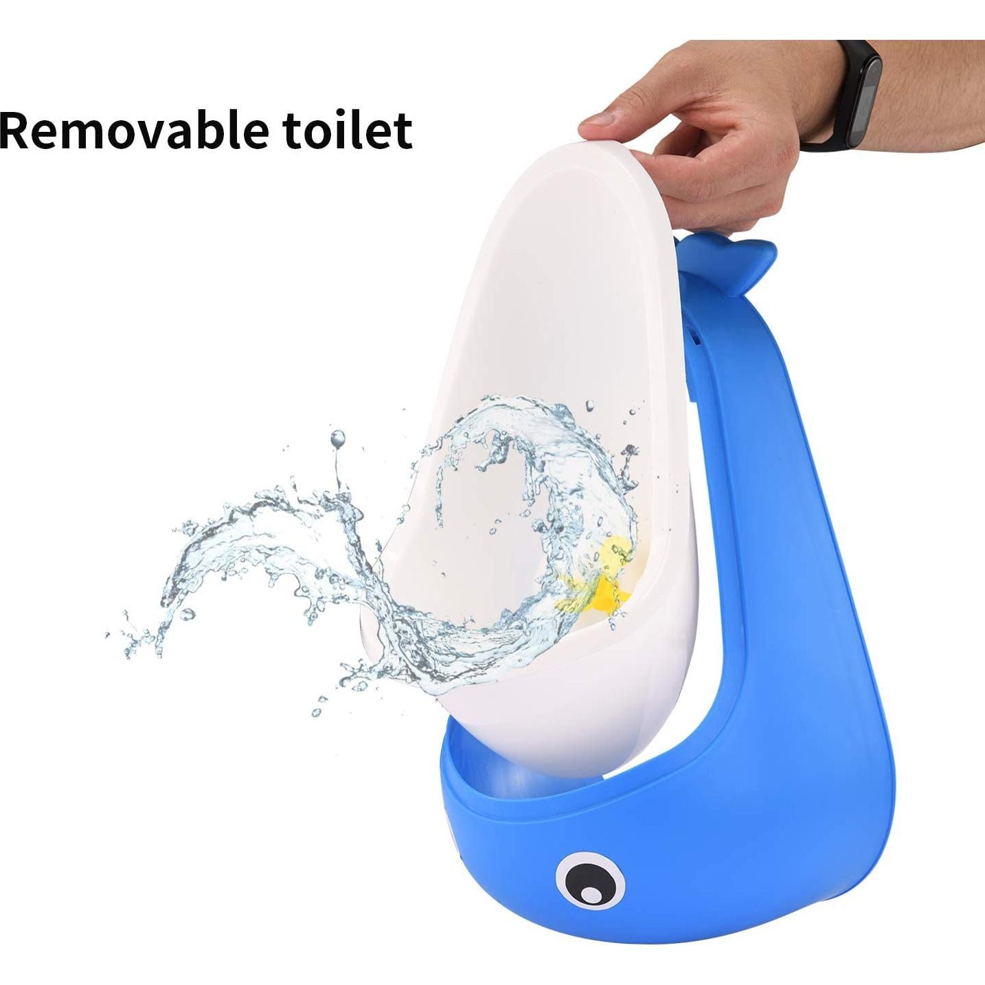 Orinal de Entrenamiento para Niños Ballena Azul - Ajustable