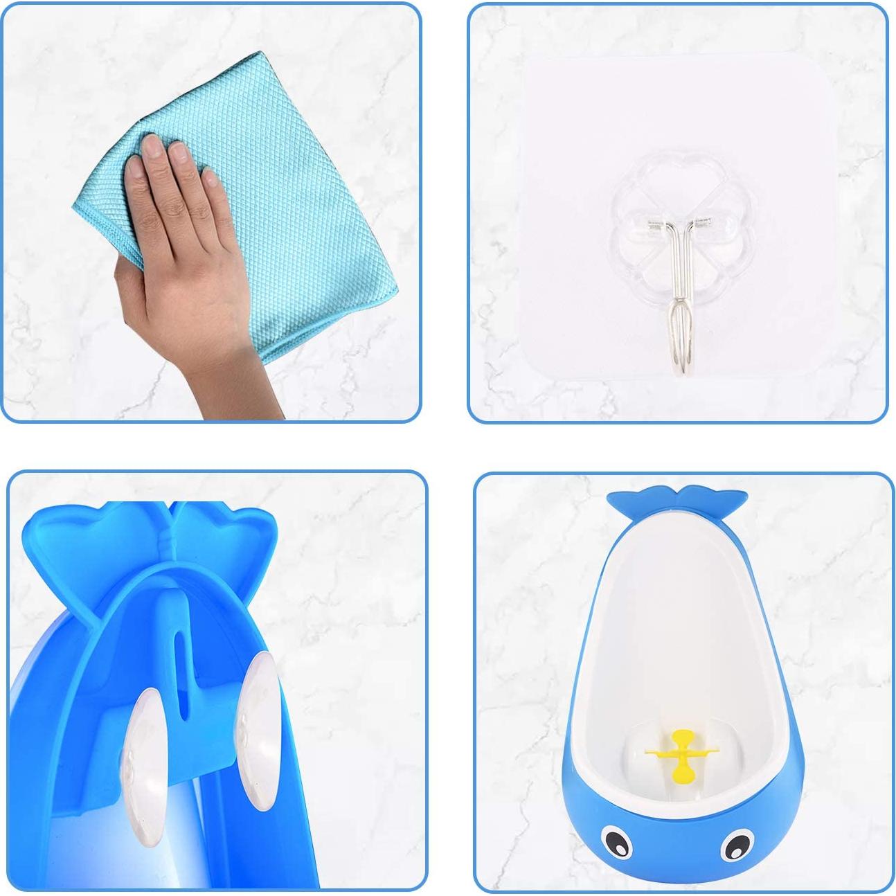 Orinal de Entrenamiento para Niños Ballena Azul - Ajustable