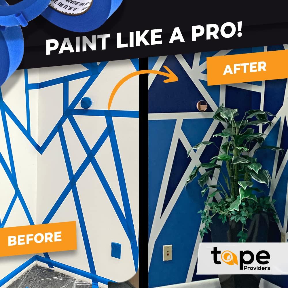 Cinta de Pintor Azul WOD 2.54 cm x 54.86 m - Enmascarar Paredes