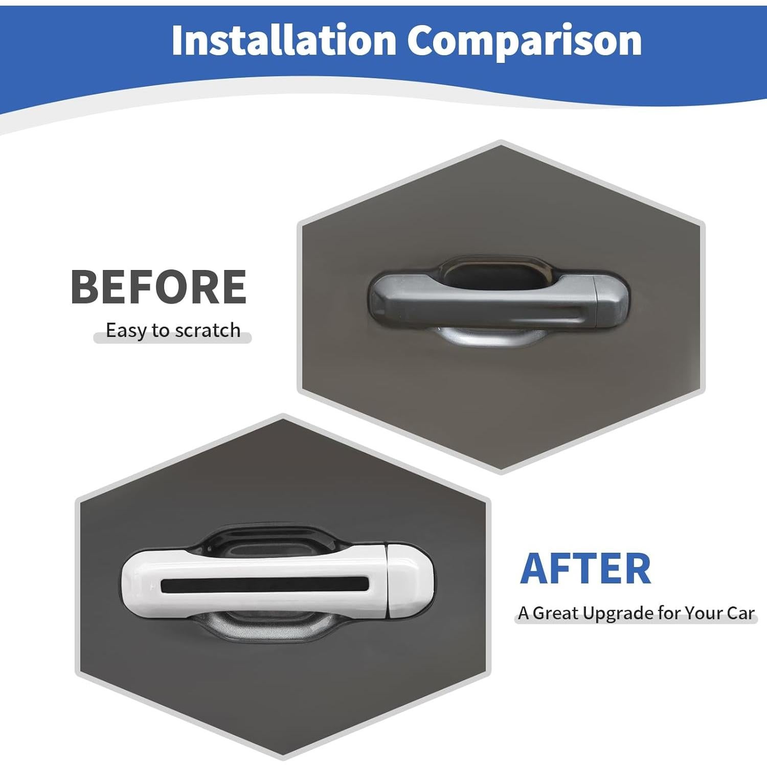 Cubierta de Mango de Puerta Trasera Jeep JL JOSHELA 5 Pcs