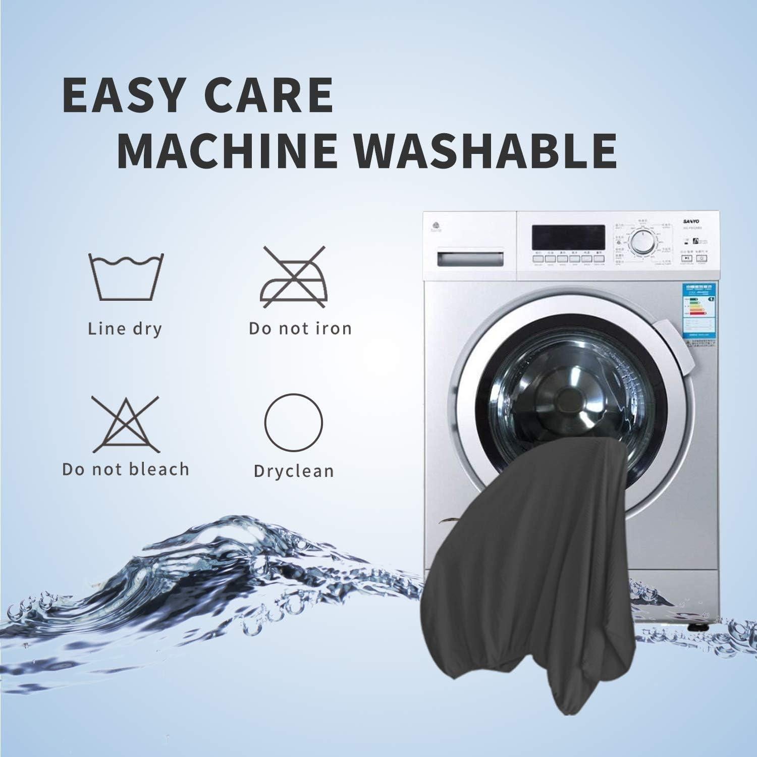 Funda de Cabecera Easy-Going Reina Gris Oscuro Elástica