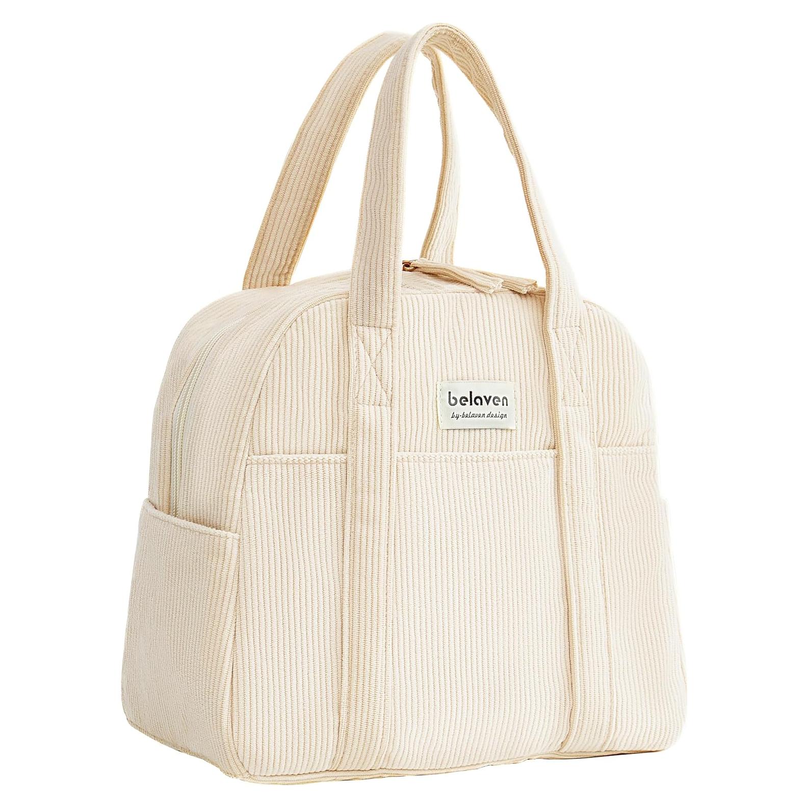 Bolsa de Almuerzo Aislada Belaven Beige 15 Latas 6 Horas Frío