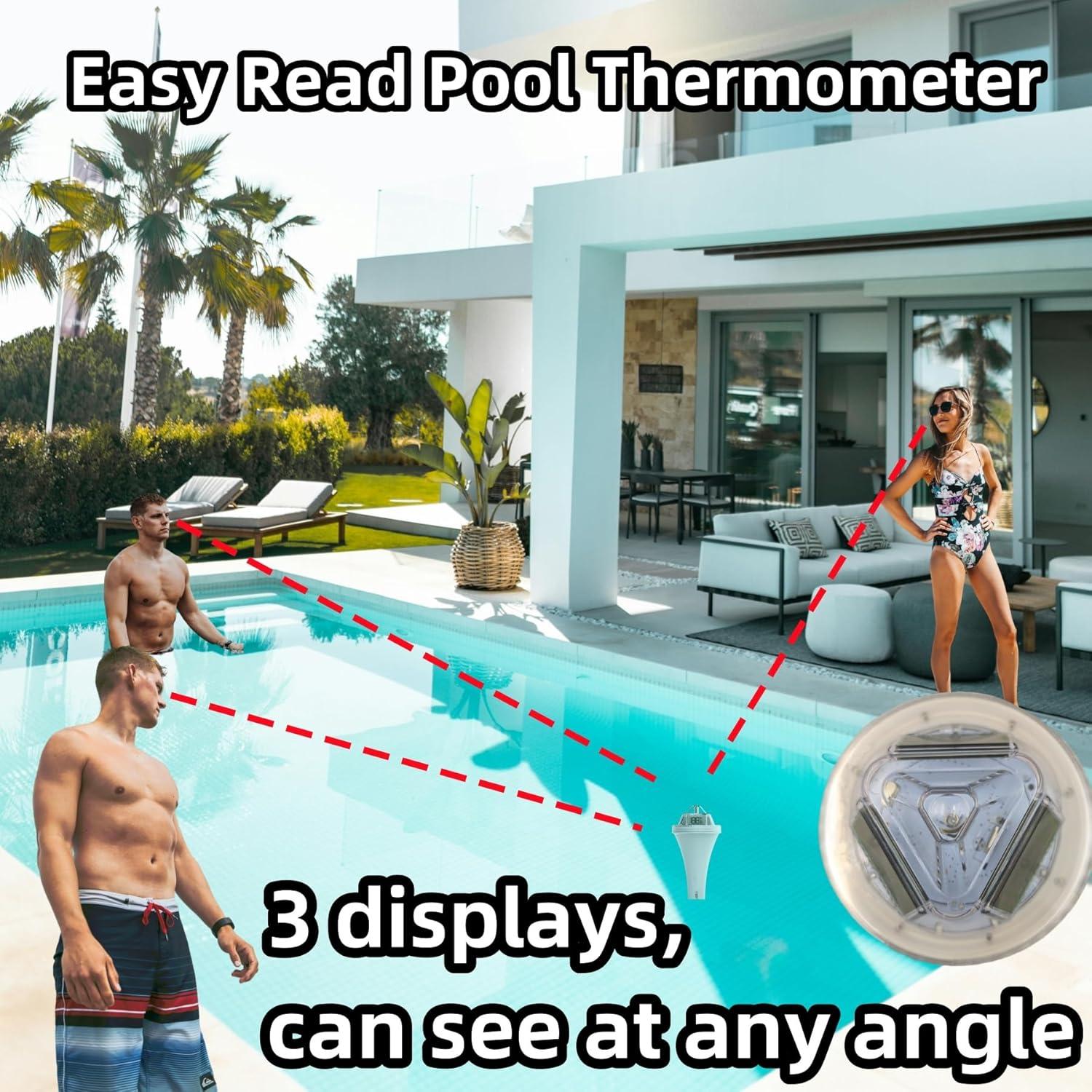 Termómetro Digital Flotante Decruil para Piscina 23.6x13.4cm