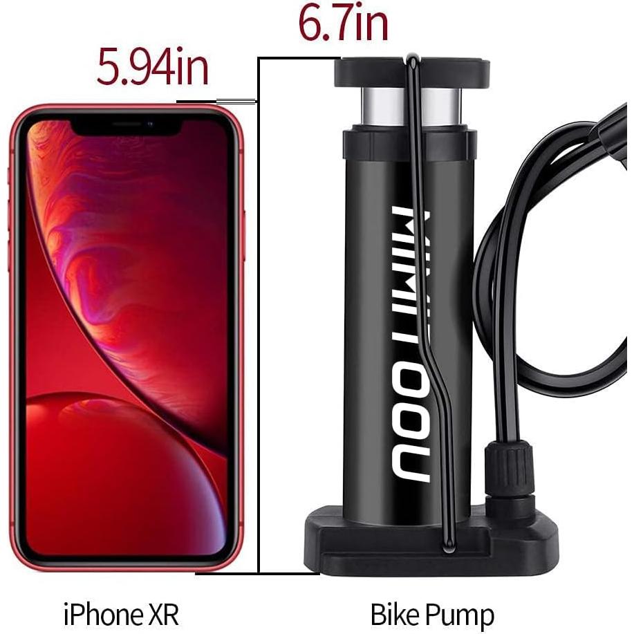 Bomba de Bicicleta MIMITOOU Mini Portátil Aluminio 350g