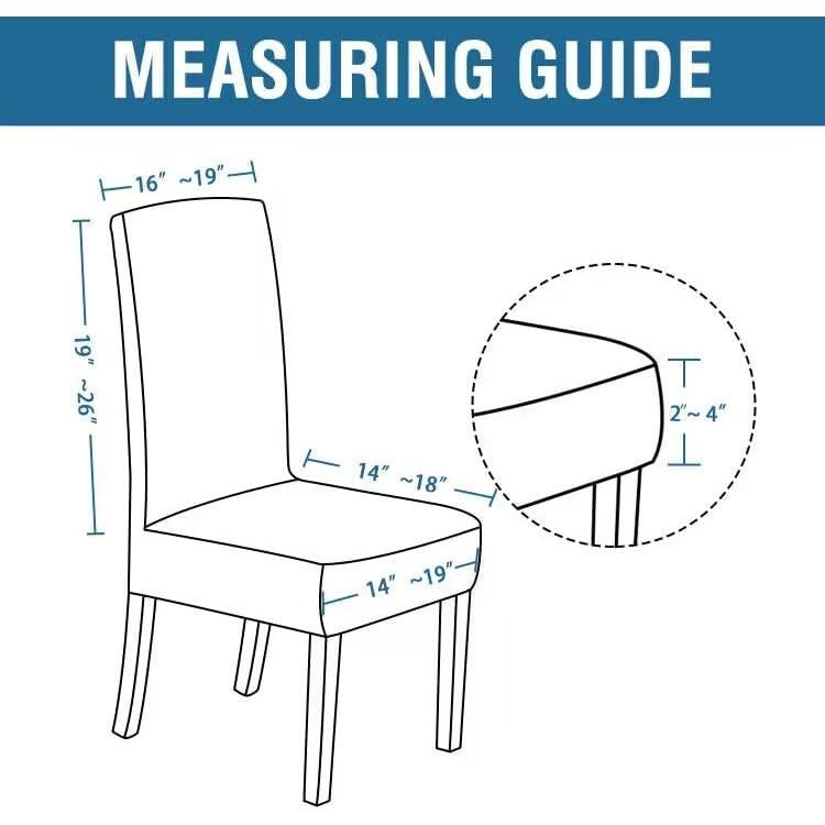 Fundas de Silla de Comedor H.VERSAILTEX Terciopelo Negro