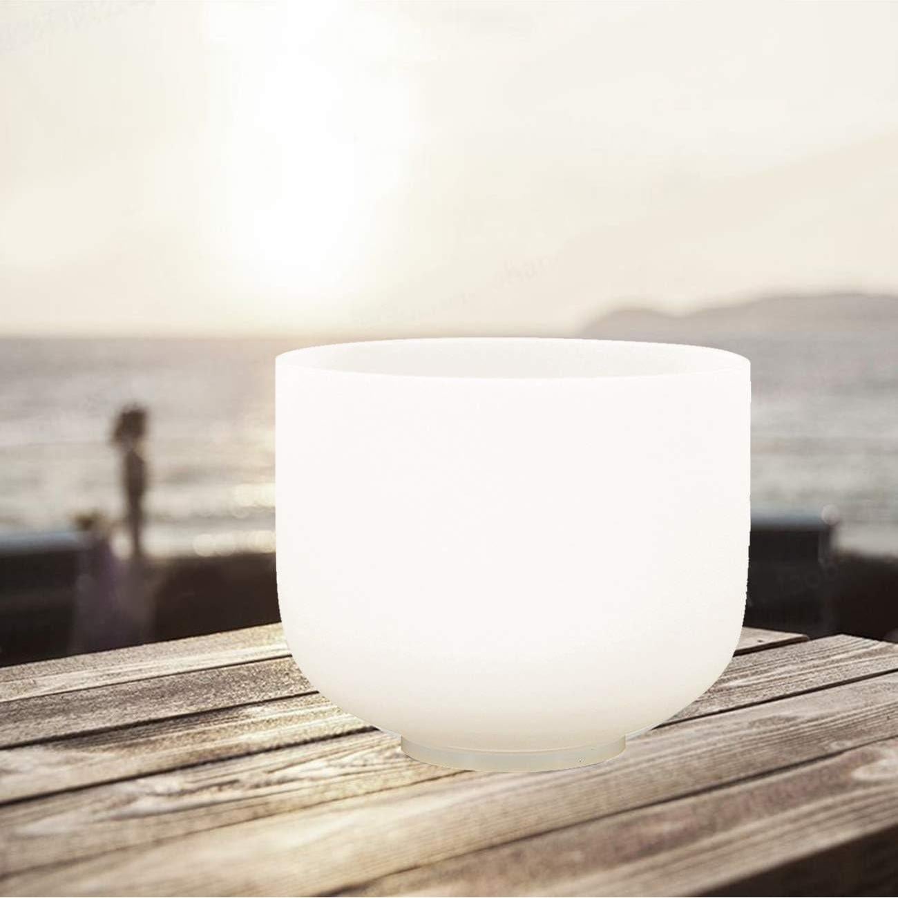 Bowl de Canto de Cristal SOLSHINE 20cm Nota B Chakra Corona