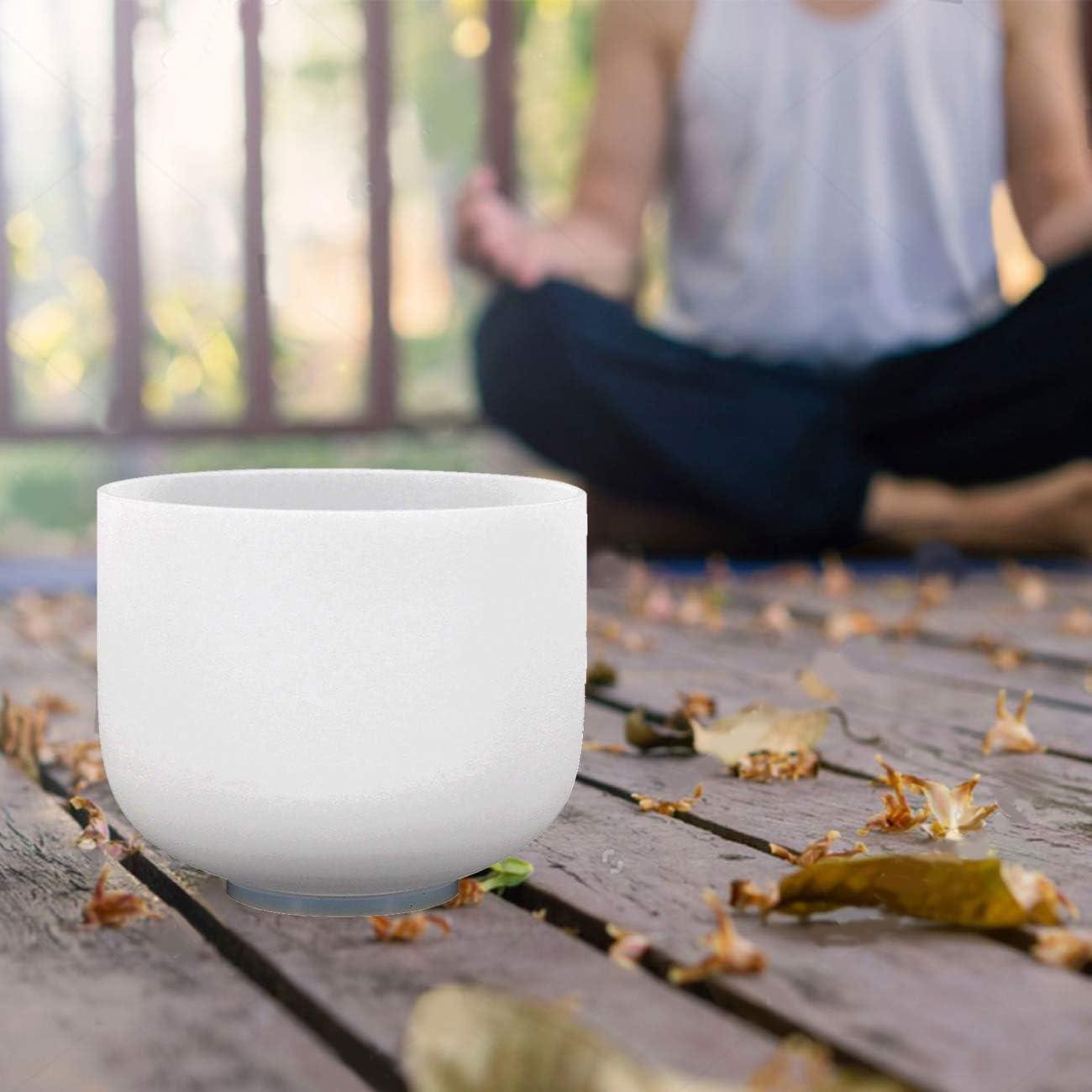 Bowl de Canto de Cristal SOLSHINE 20cm Nota B Chakra Corona