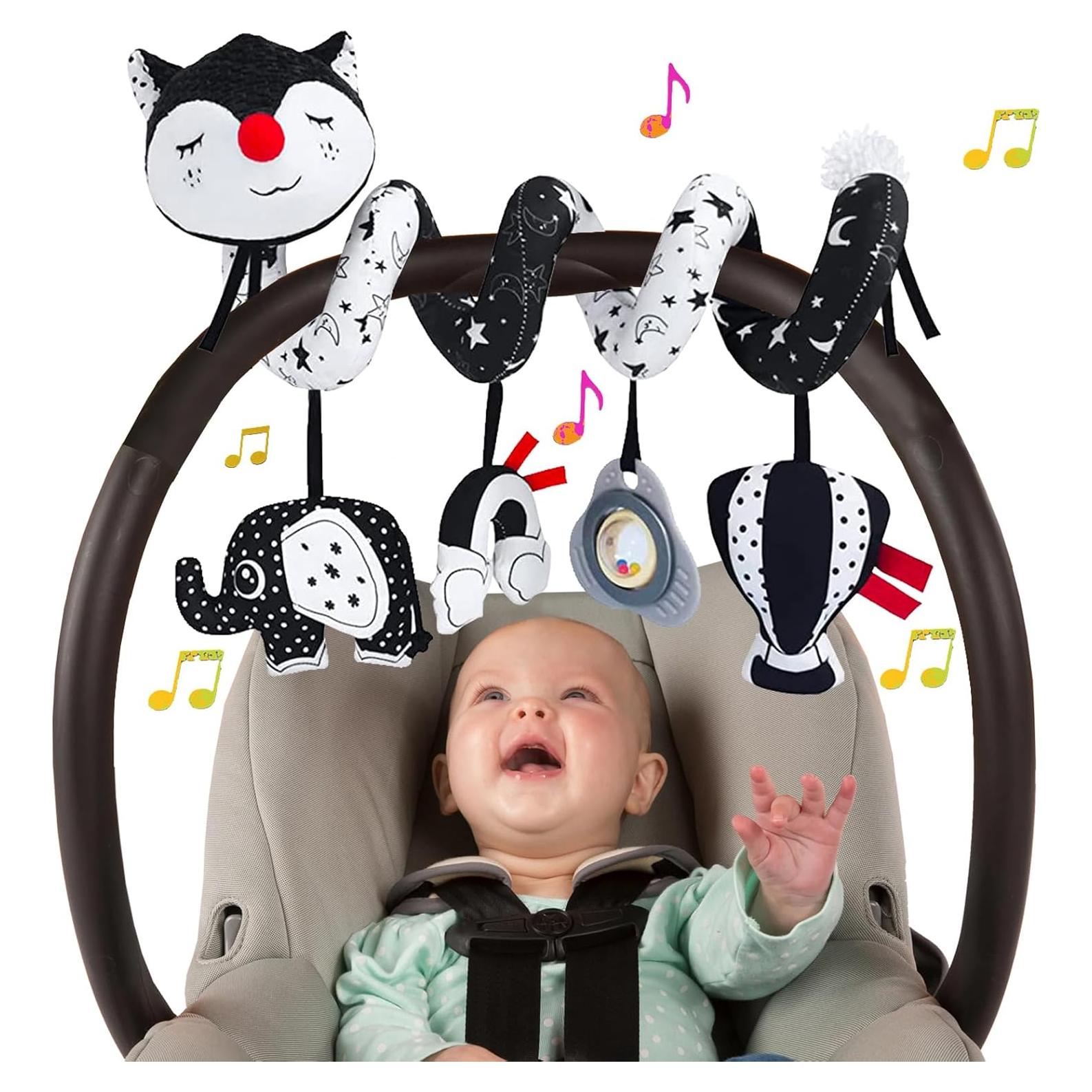 Juguete de Actividad Espiral para Silla de Auto XYao - Bebés 0-6 Meses
