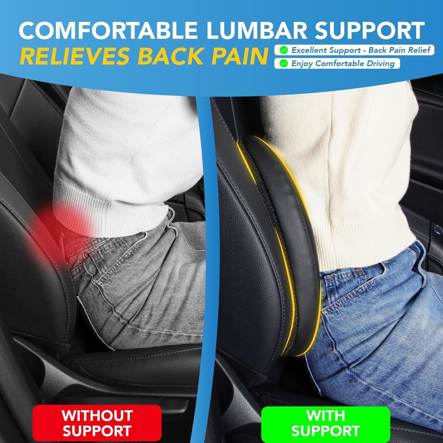 Cojín Lumbar Ergonómico Lofty Aim para Coche y Oficina