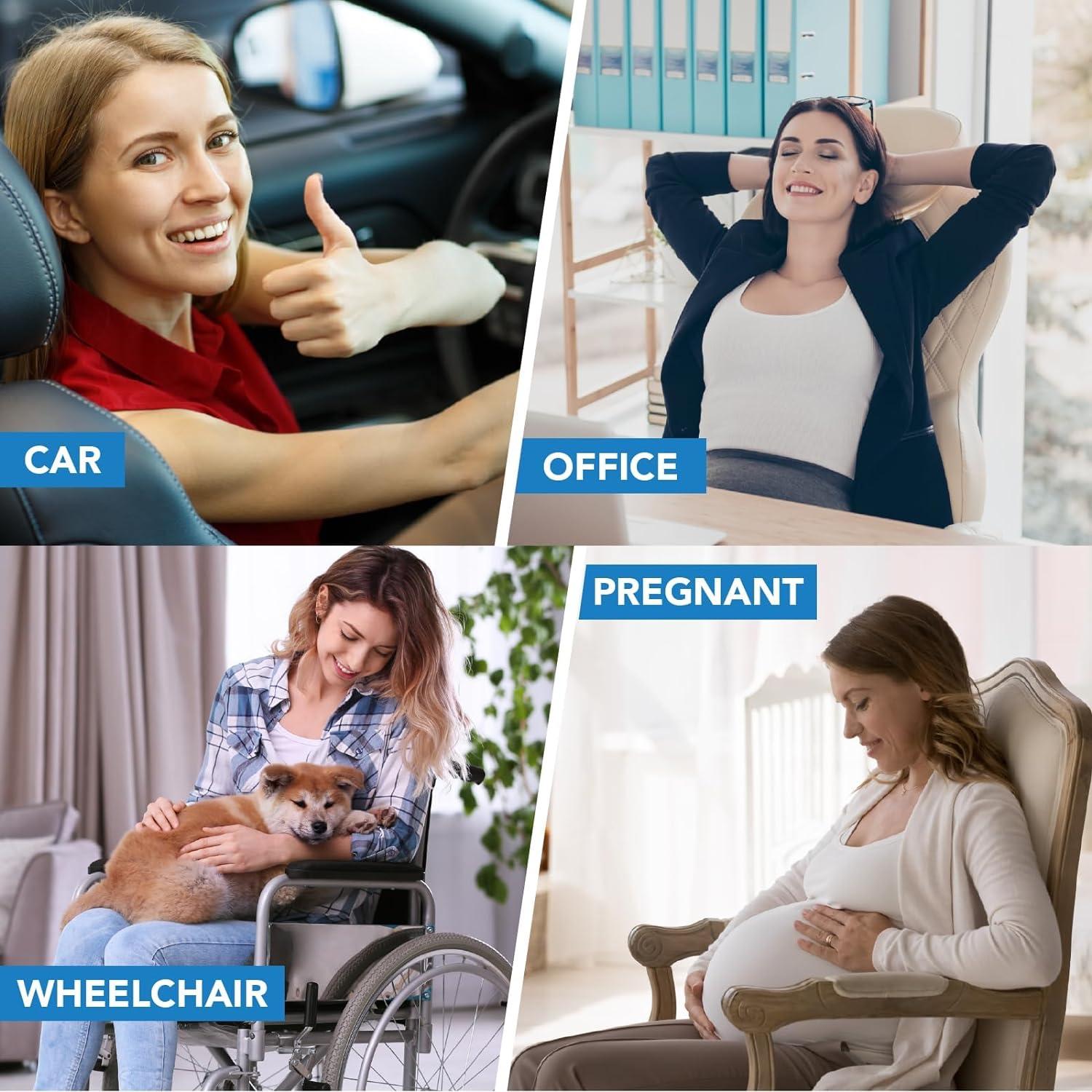 Cojín Lumbar Ergonómico Lofty Aim para Coche y Oficina