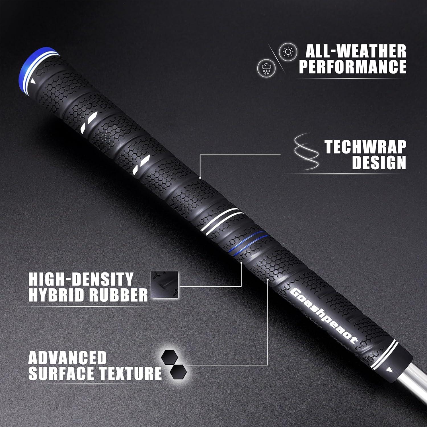 Empuñaduras de Golf Goashpeaot 13 Pack Medianas Azul