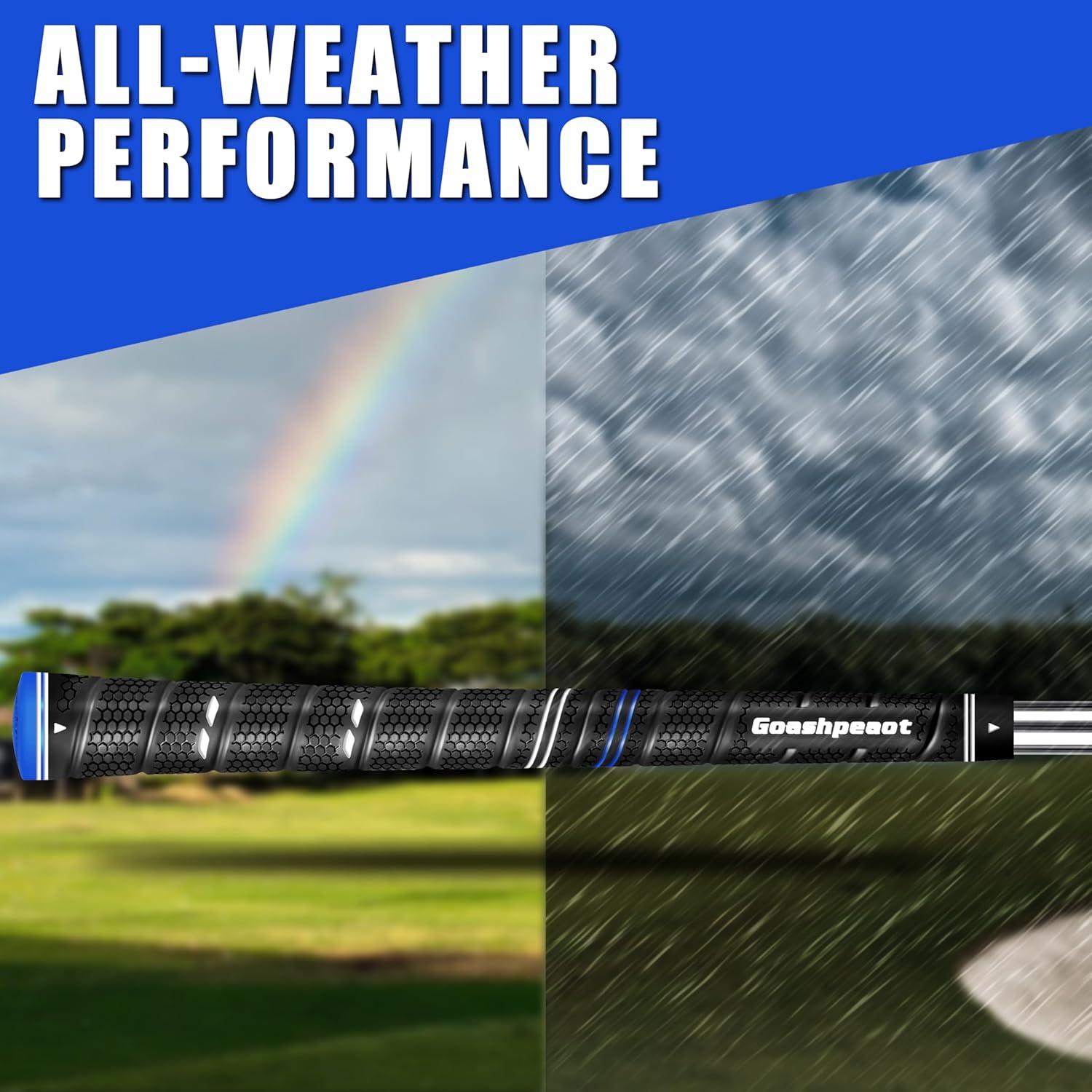 Empuñaduras de Golf Goashpeaot 13 Pack Medianas Azul