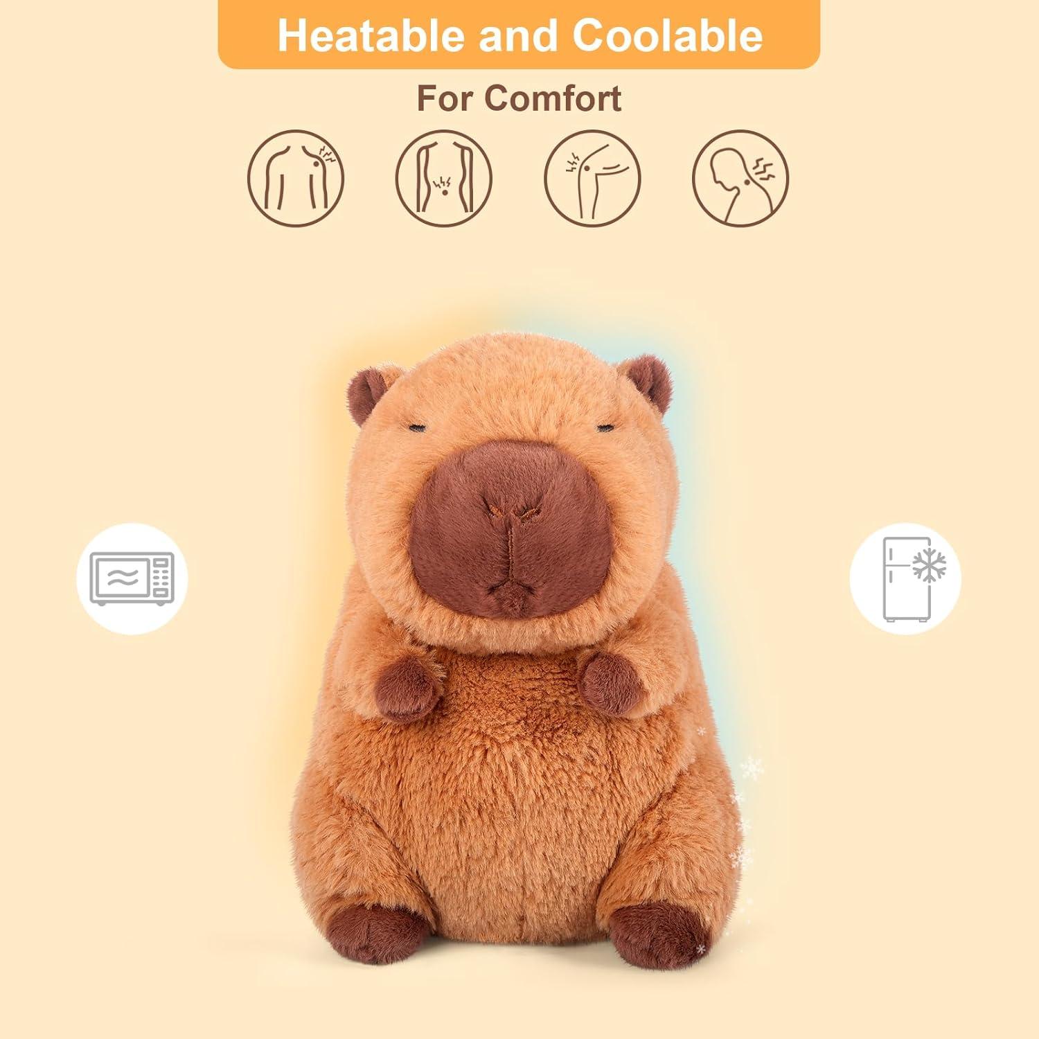 Peluche Calentable y Enfriable Capibara SuzziPals 0.65kg