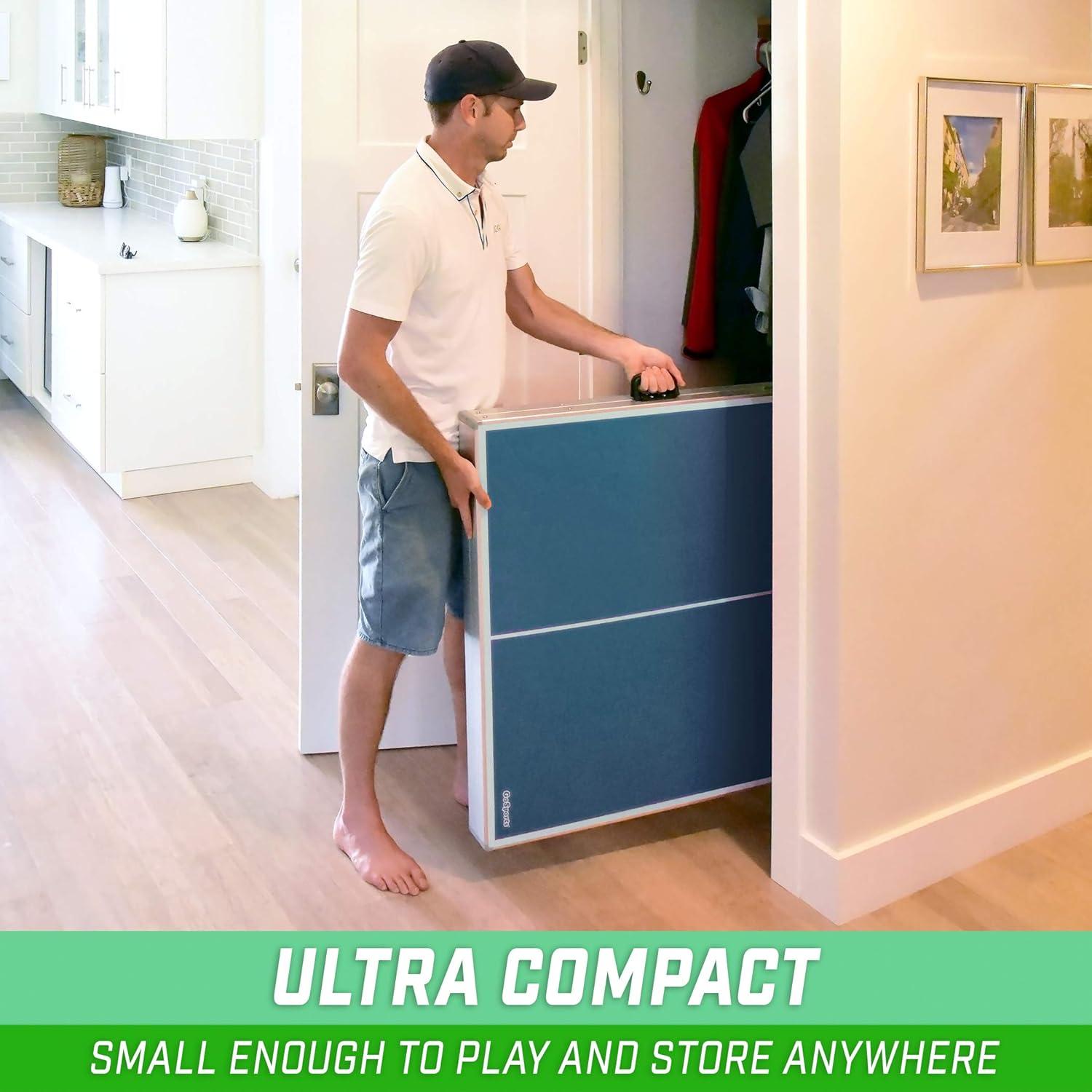 Mesa de Tenis de Mesa GoSports 1,83m x 0,91m Azul