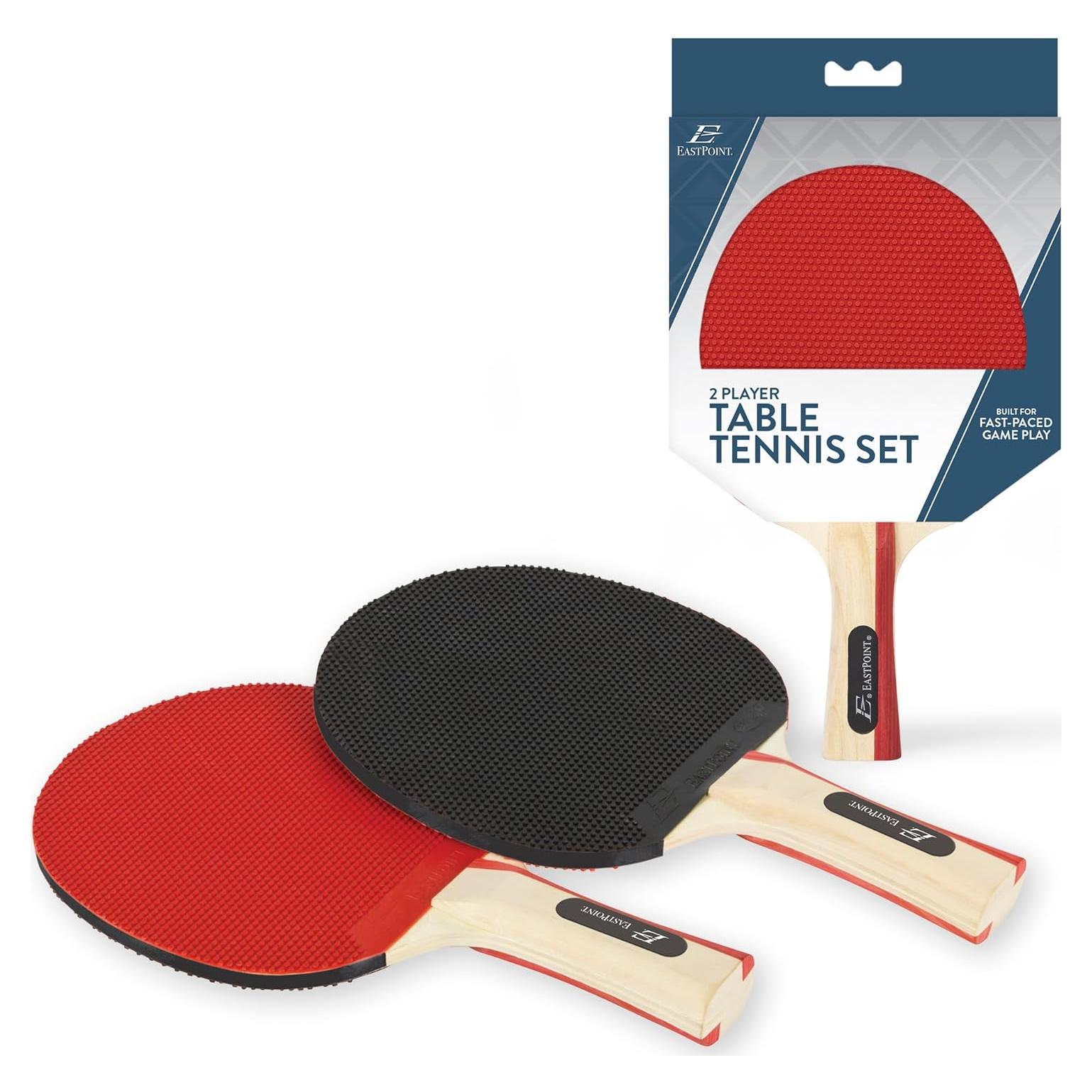Conjunto de Palas de Ping Pong EastPoint para 2 Jugadores