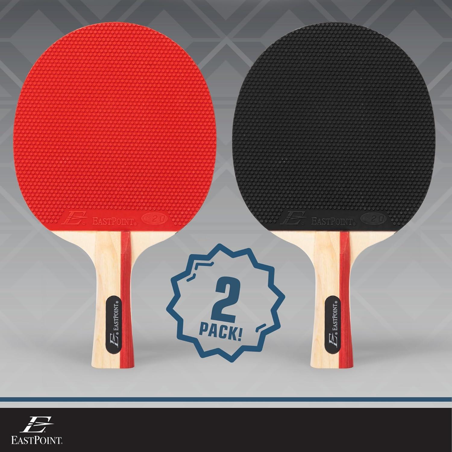 Conjunto de Palas de Ping Pong EastPoint para 2 Jugadores