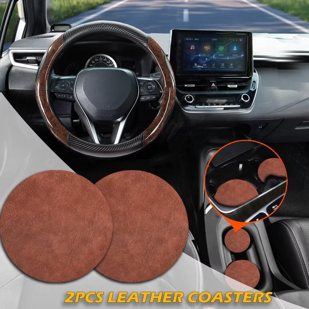 Cubierta de Volante Muamos Carbono 36.83-38.10 cm Antideslizante